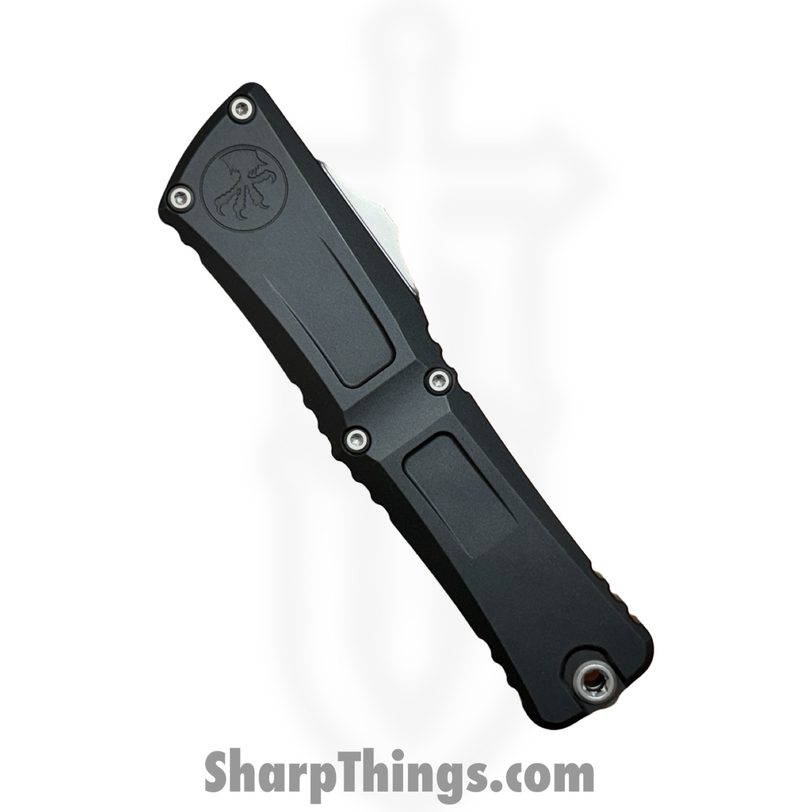 Microtech - 1144-10 - Combat Troodon Gen III - OTF Auto - M390MK Stonewash T/E - 6061-T6 Aluminum - Black - Image 5