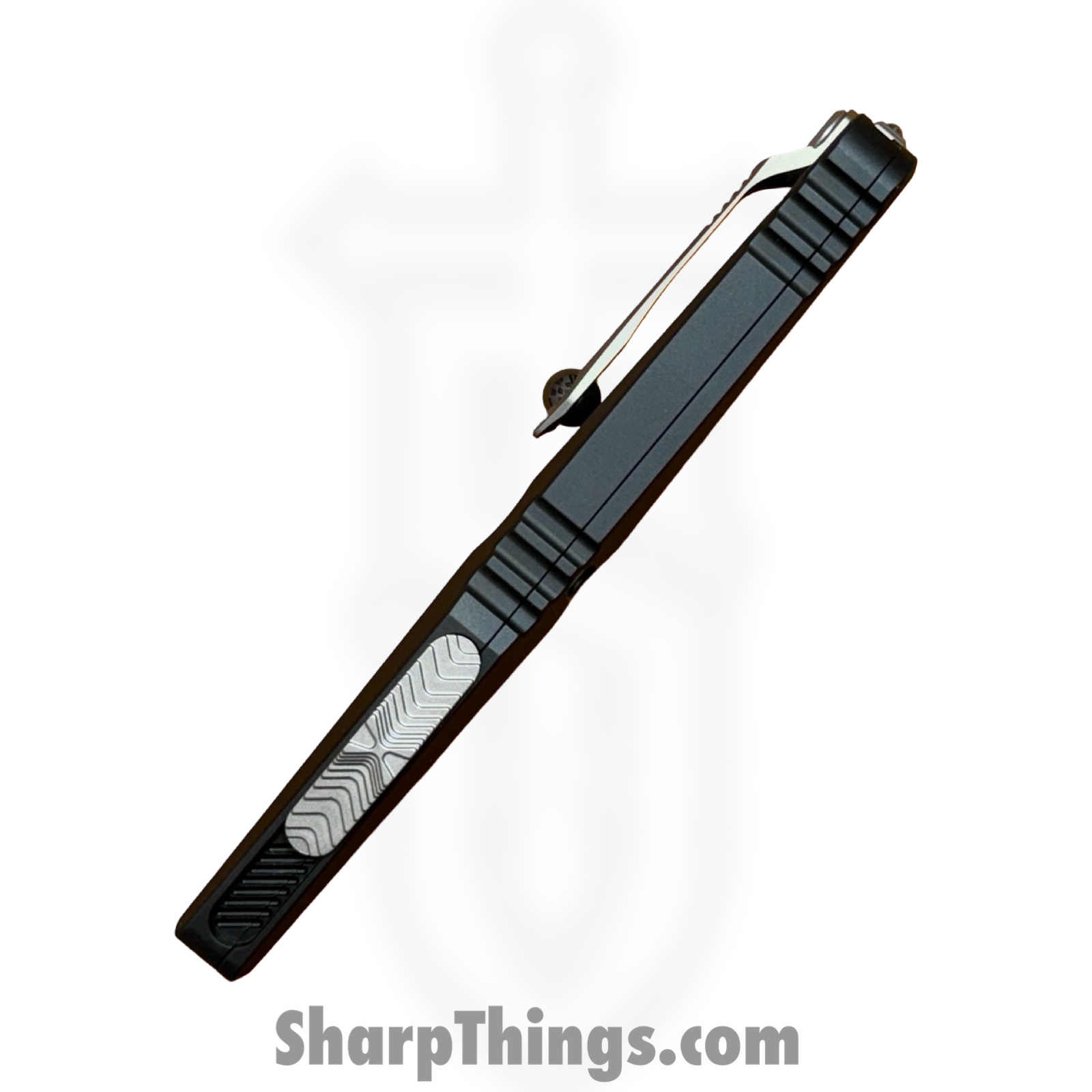Microtech - 1144-10 - Combat Troodon Gen III - OTF Auto - M390MK Stonewash T/E - 6061-T6 Aluminum - Black - Image 4