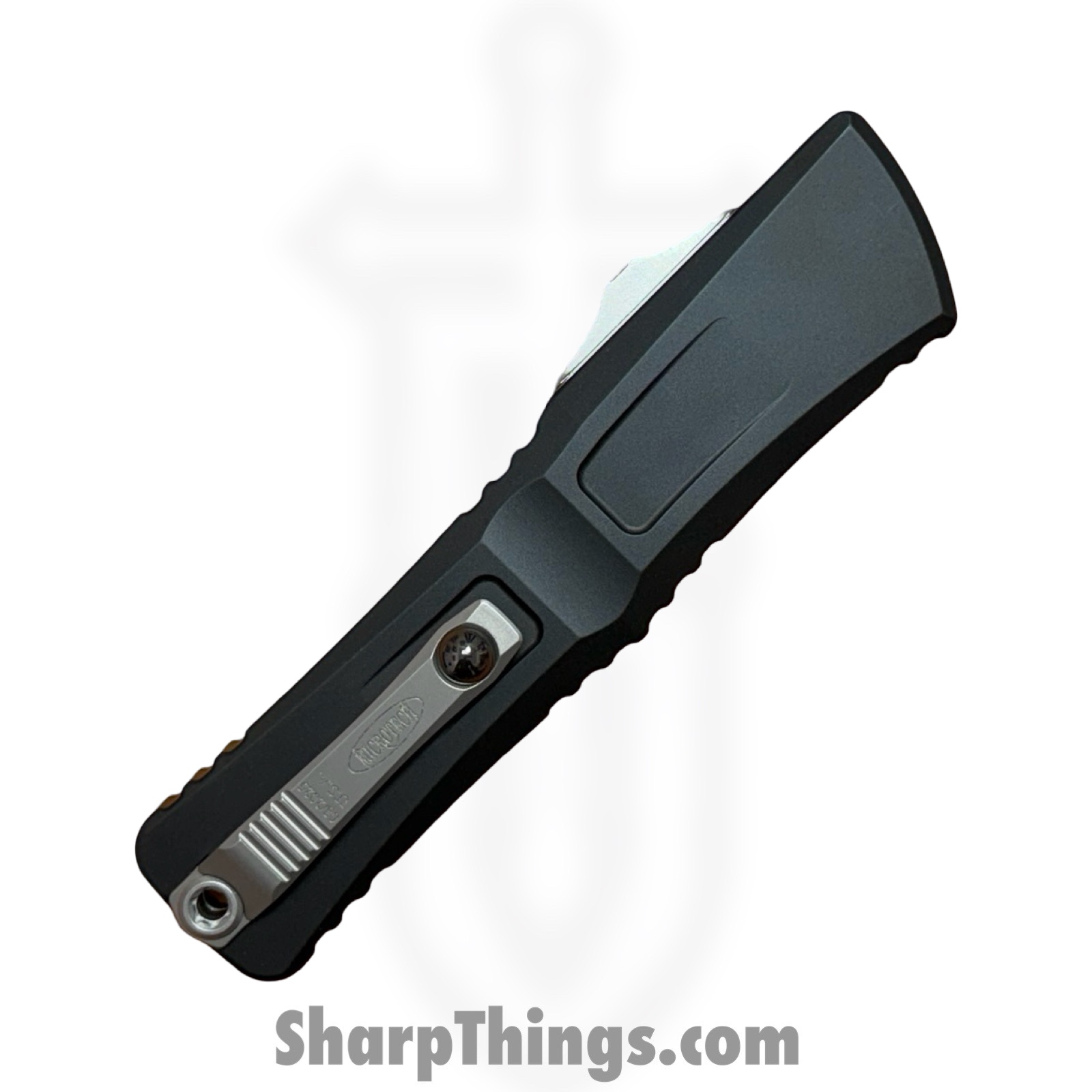 Microtech - 1144-10 - Combat Troodon Gen III - OTF Auto - M390MK Stonewash T/E - 6061-T6 Aluminum - Black - Image 3