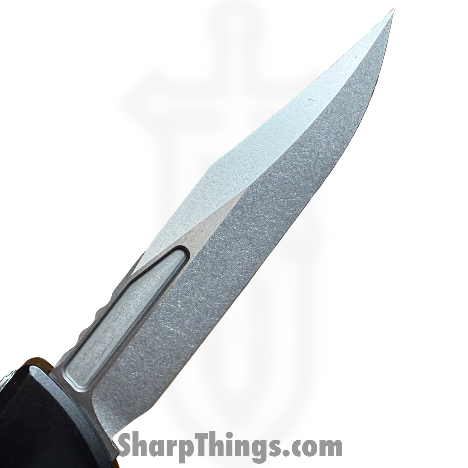Microtech - 1146-10 - Combat Troodon Gen III - OTF Auto - M390MK Stonewash Bowie - 6061-T6 Aluminum - Black - Image 7