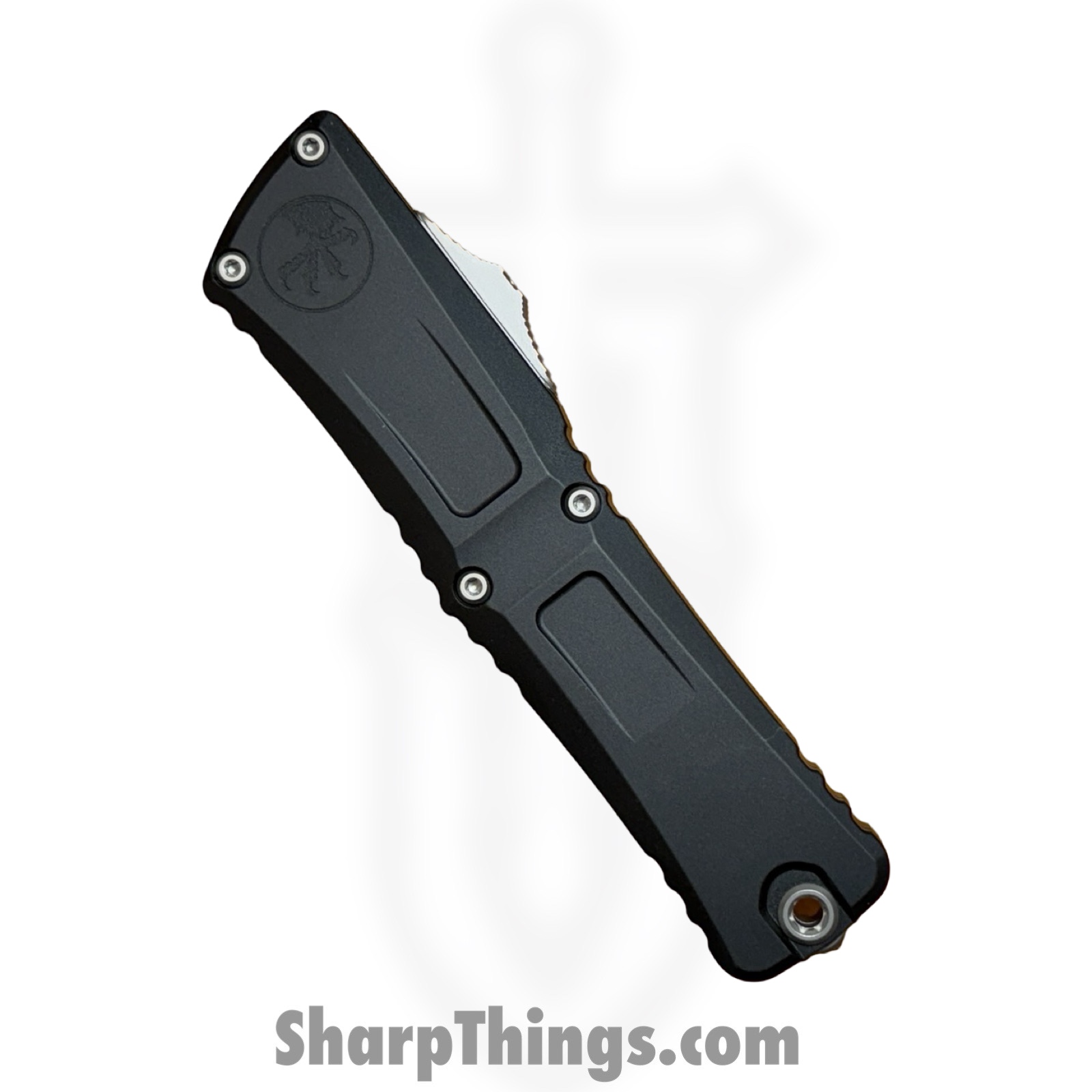 Microtech - 1146-10 - Combat Troodon Gen III - OTF Auto - M390MK Stonewash Bowie - 6061-T6 Aluminum - Black - Image 5