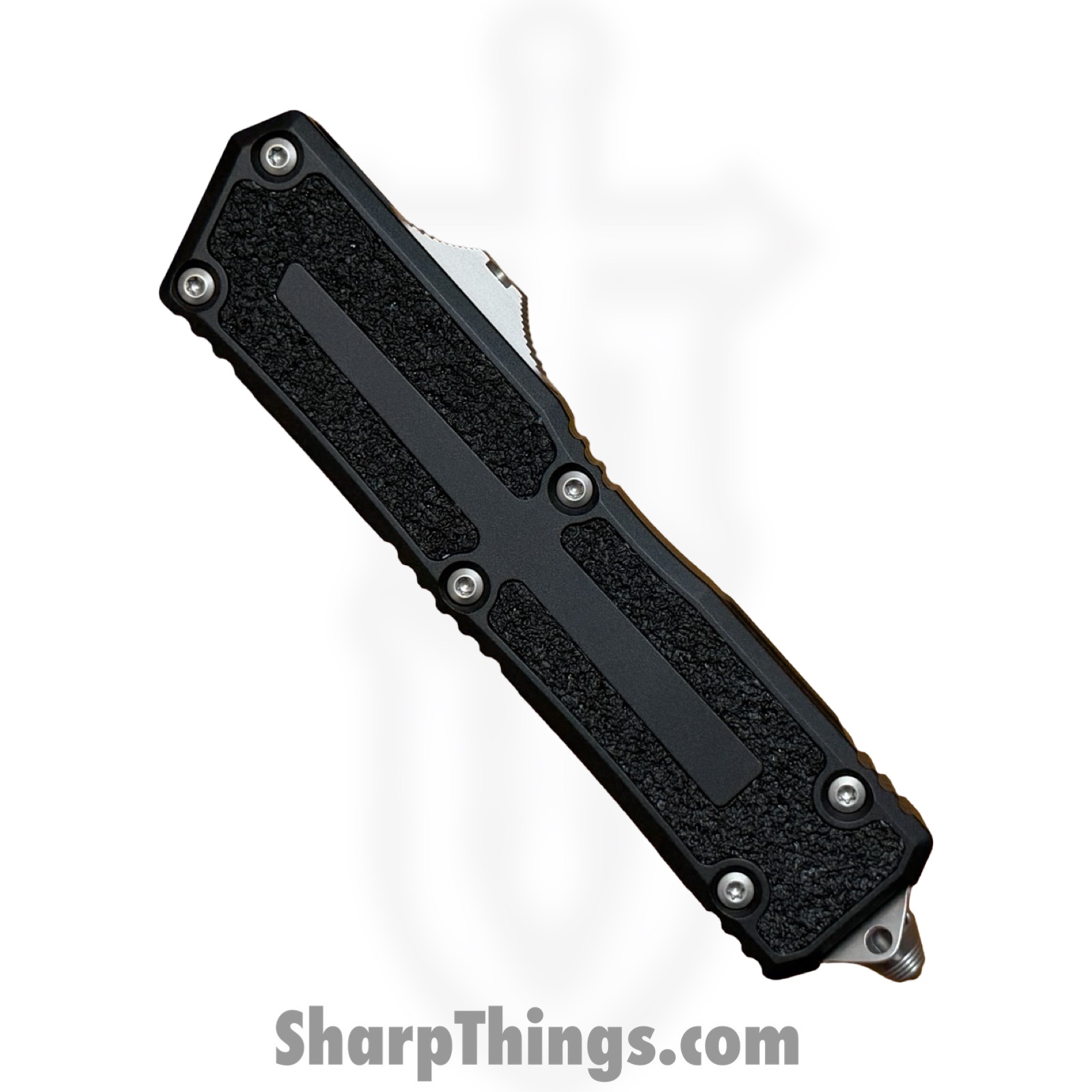 Microtech - 1280-10 - Scarab II Gen III - OTF Auto - M390MK Stonewash D/E - 6061-T6 Aluminum - Black - Image 5