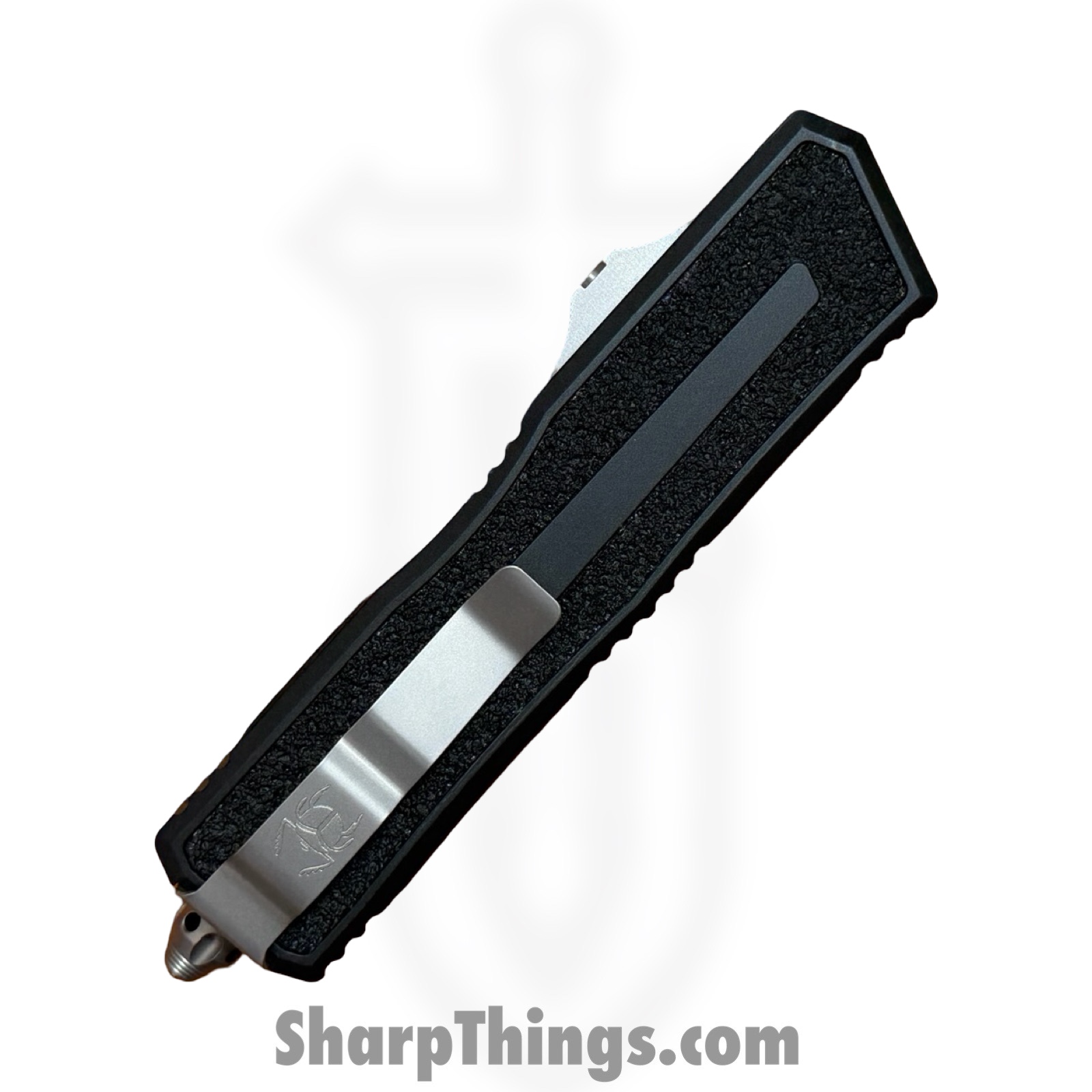 Microtech - 1280-10 - Scarab II Gen III - OTF Auto - M390MK Stonewash D/E - 6061-T6 Aluminum - Black - Image 4