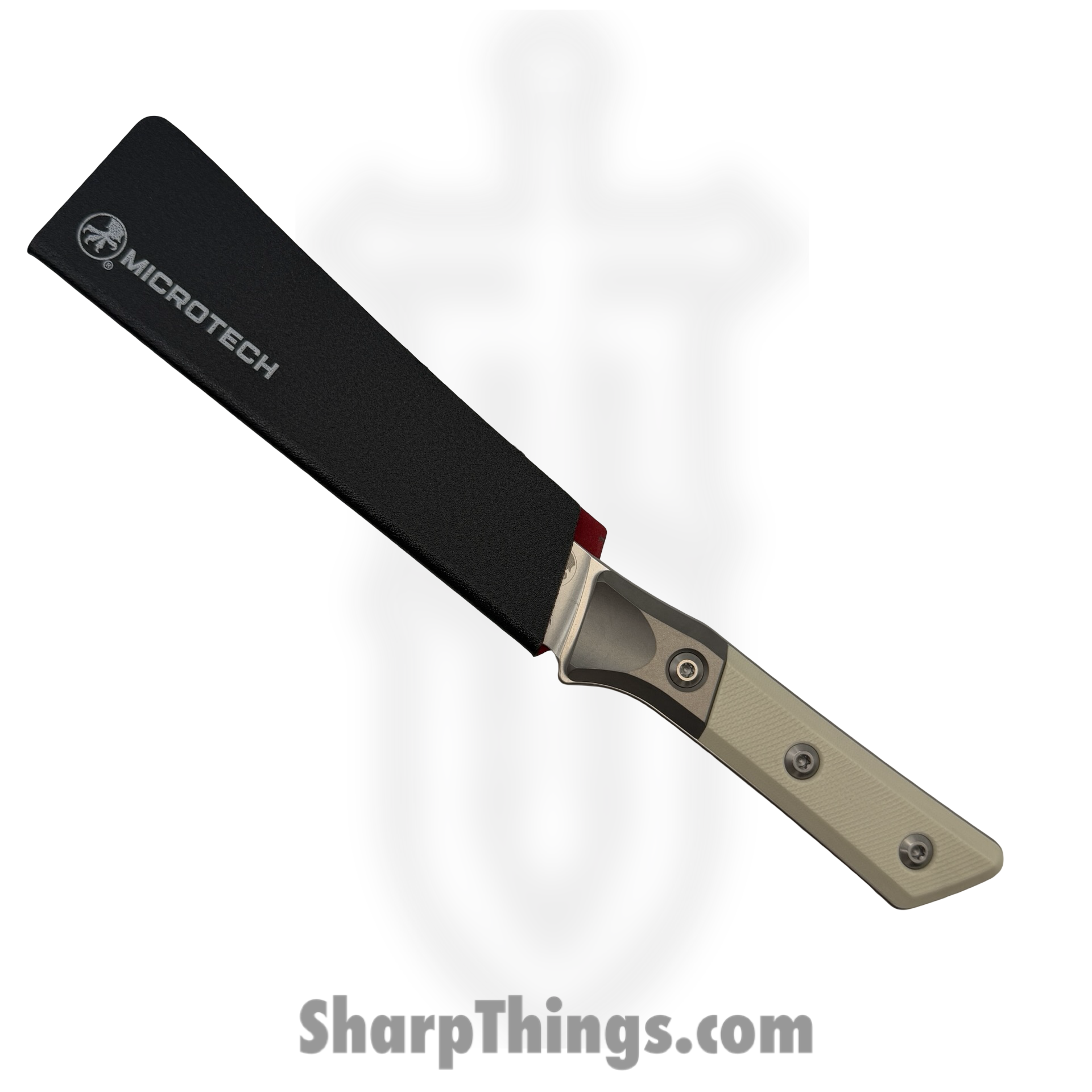 Microtech - 3100B-10IV - 6.125" Boning Knife - Fixed Blade Knife - M390MK Stonewash Boning - G-10 - Ivory - Image 2