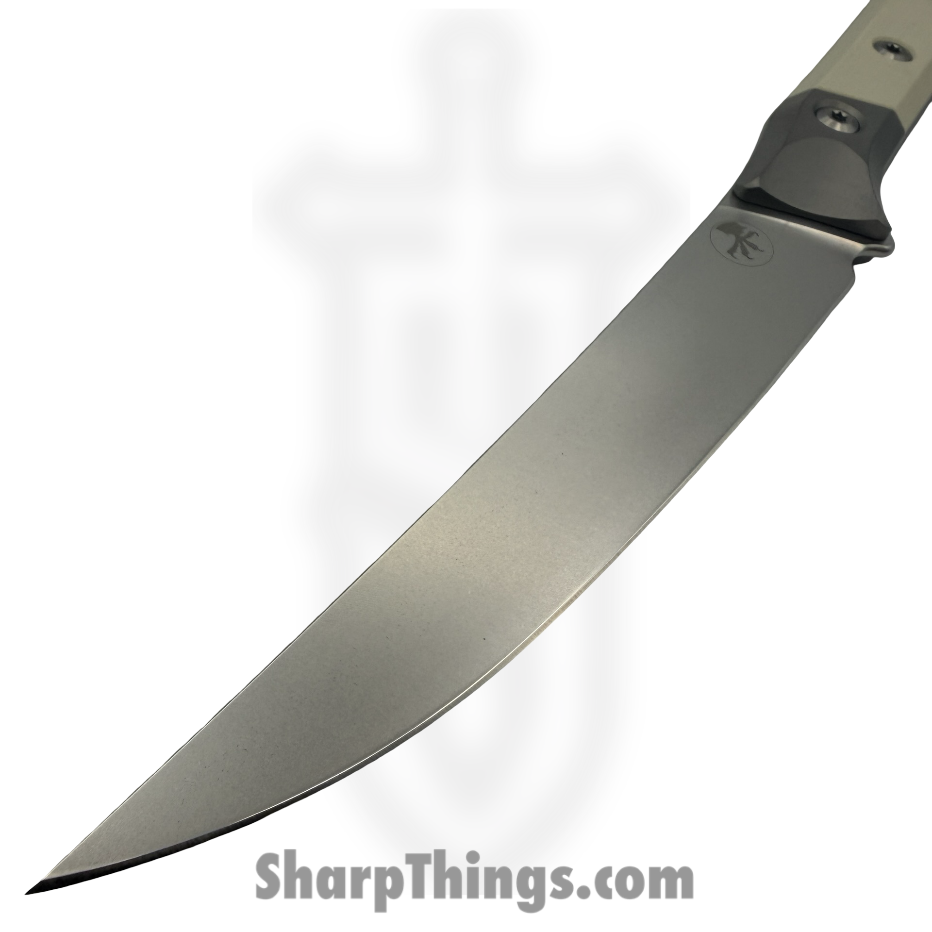 Microtech - 3100B-10IV - 6.125" Boning Knife - Fixed Blade Knife - M390MK Stonewash Boning - G-10 - Ivory - Image 3