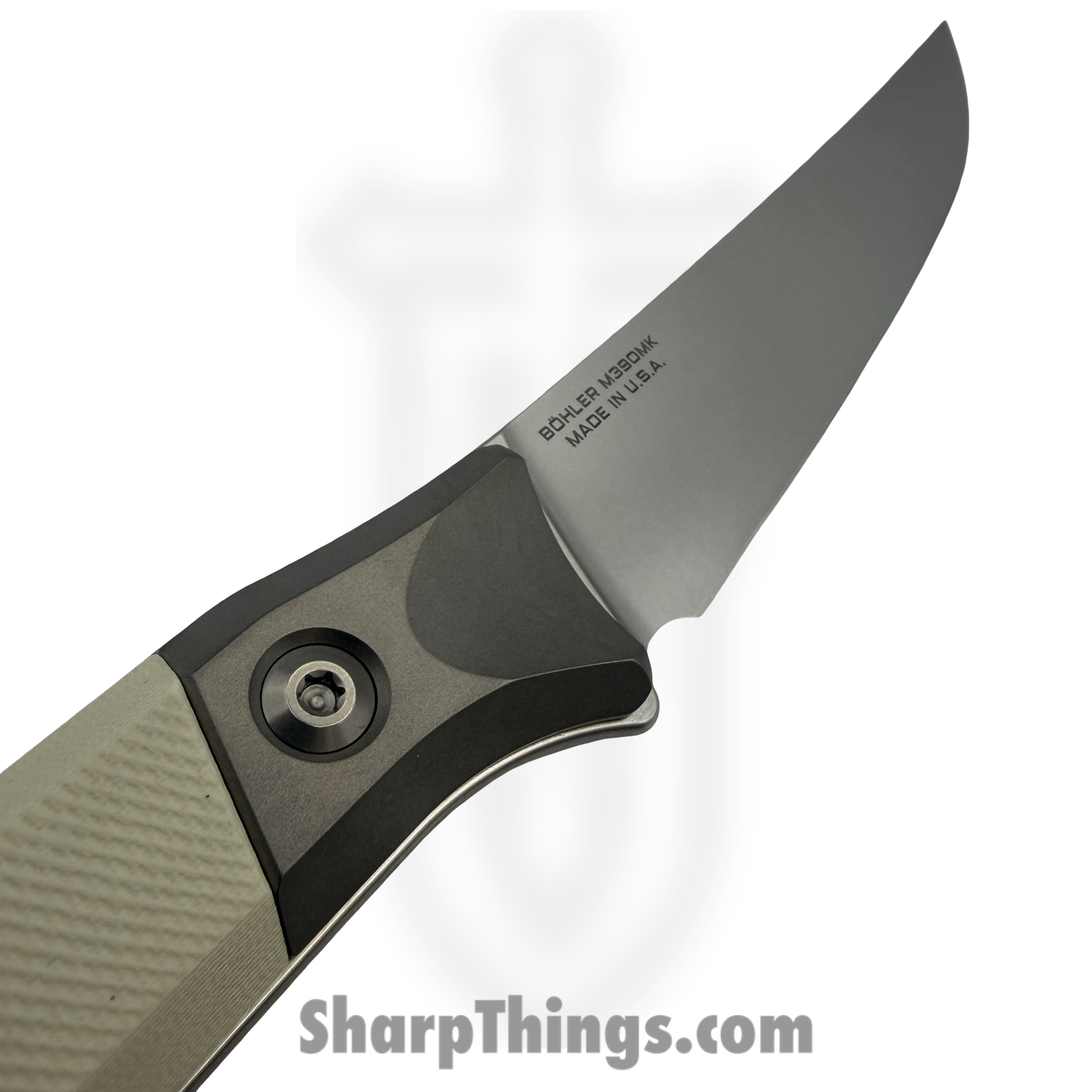 Microtech - 3100B-10IV - 6.125" Boning Knife - Fixed Blade Knife - M390MK Stonewash Boning - G-10 - Ivory - Image 4
