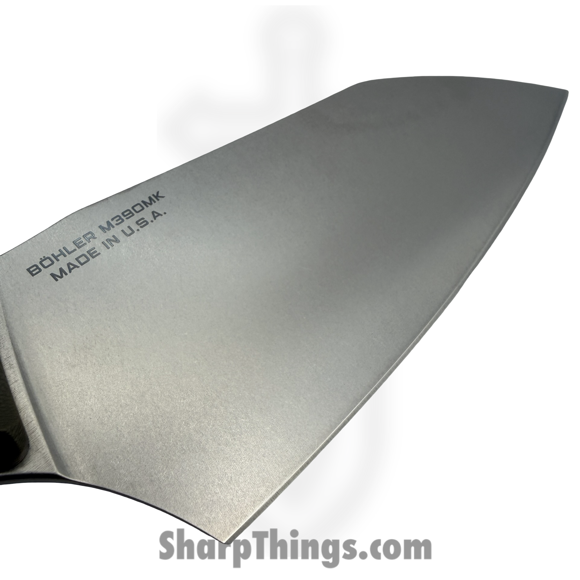 Microtech - 3200-10OD - 6" Santoku Knife - Fixed Blade Knife - M390MK Stonewash Santoku - G-10 - OD Green - Image 2