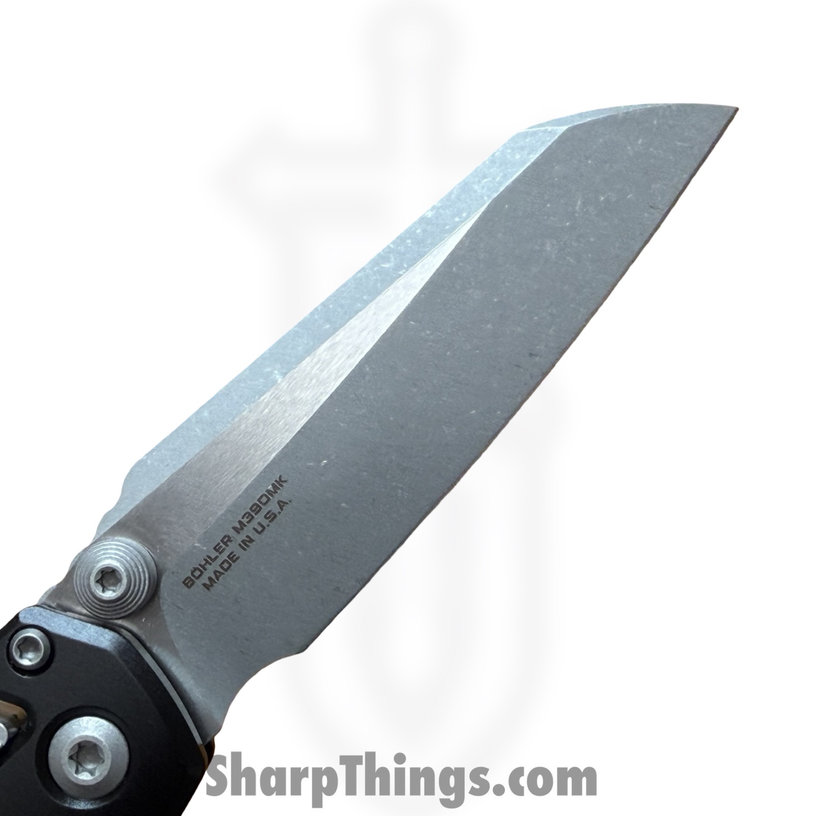 Microtech - 210M-10APFR - MSI Mini - Folding Knife - M390MK Apocalyptic Sheepsfoot - Aluminum Frag - Black - Image 8
