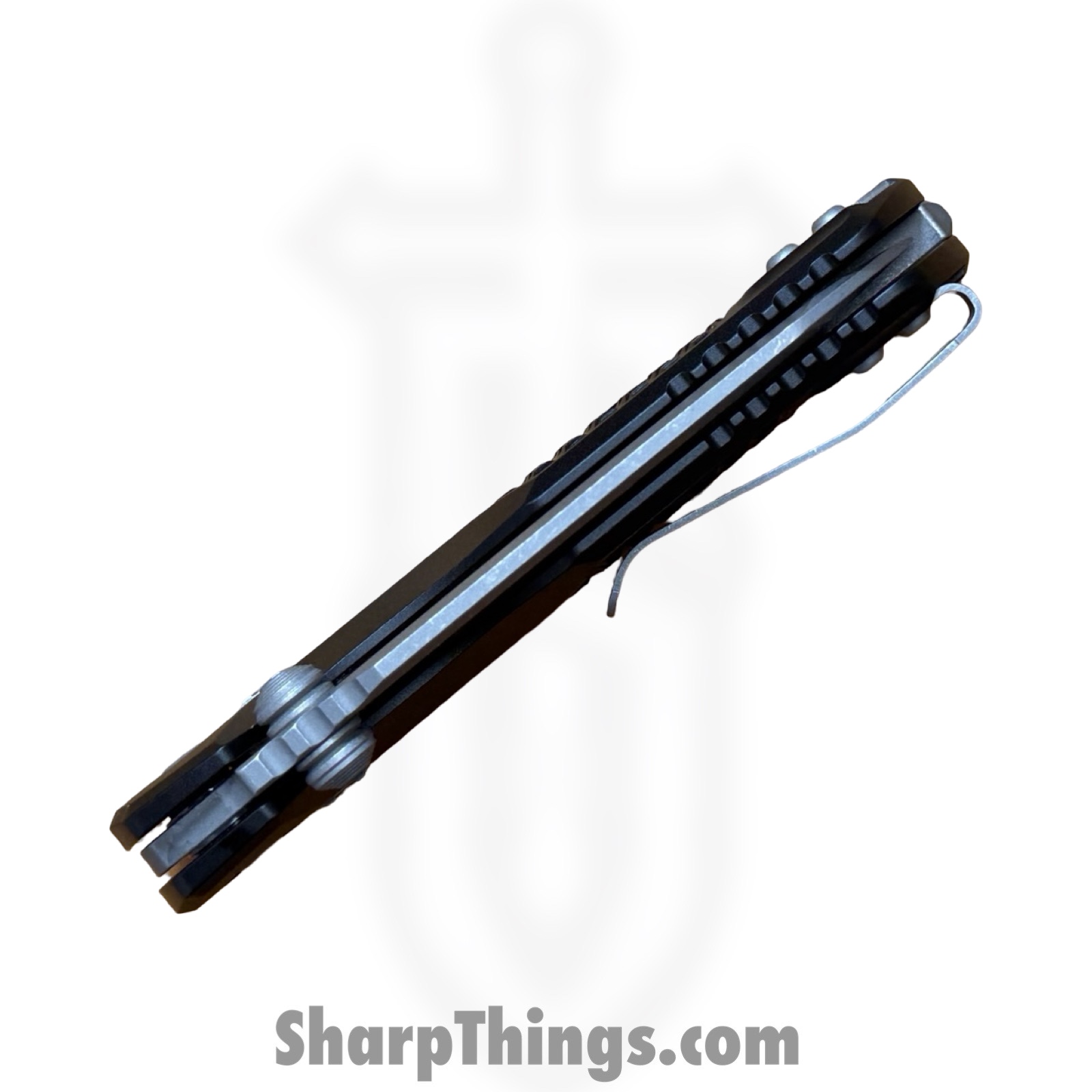 Microtech - 210M-10APFR - MSI Mini - Folding Knife - M390MK Apocalyptic Sheepsfoot - Aluminum Frag - Black - Image 4