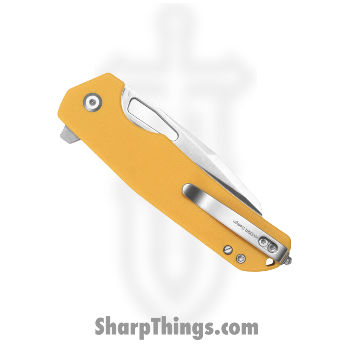 Kubey - KUB363C - 10.8 - Folding Knife - 14C28N Satin Sheepsfoot - G10 - Yellow - Image 3