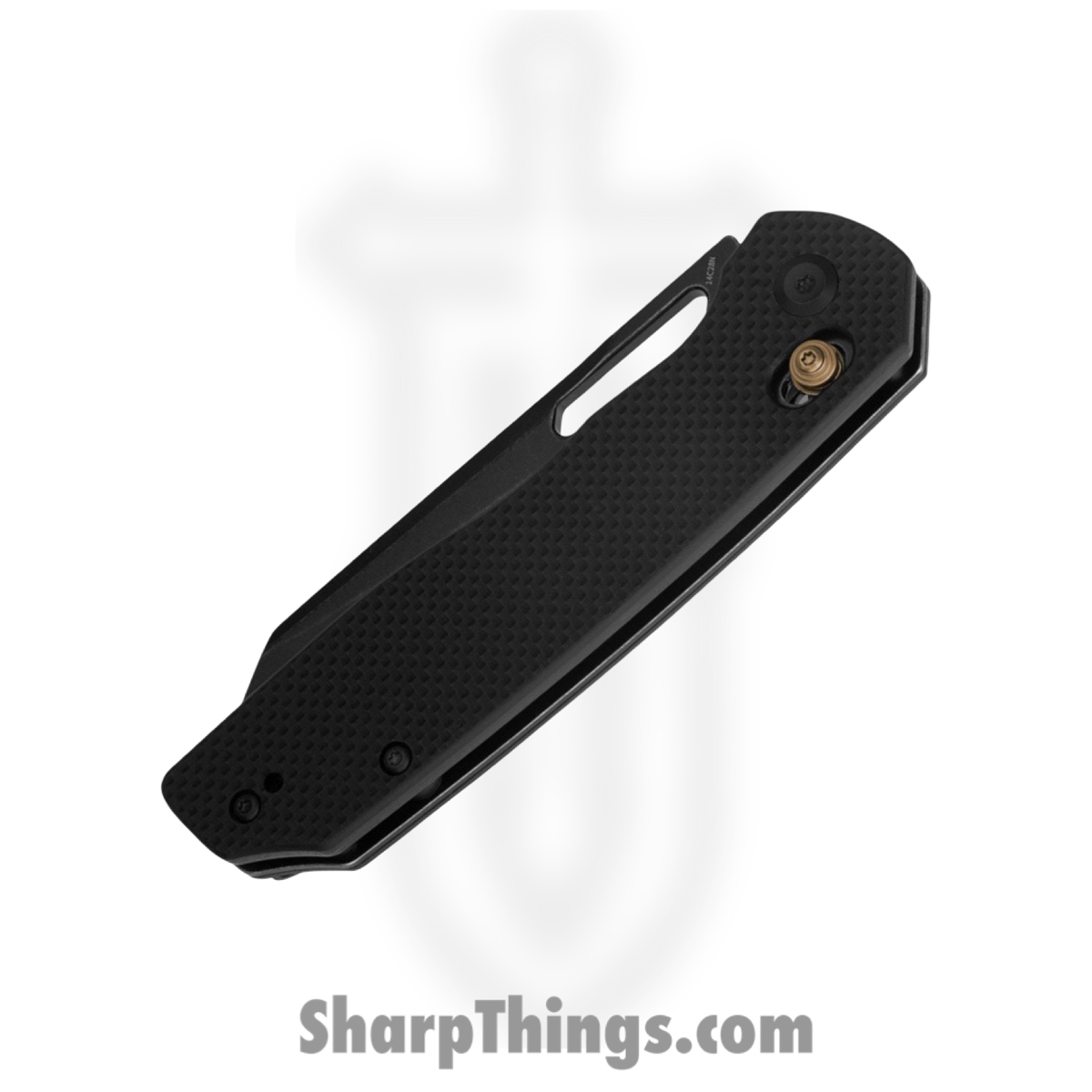 Tenable Knives - T1006V1 - Shard - Folding Knife - 14C28N Stonewash Reverse Tanto - G10 - Black - Image 2