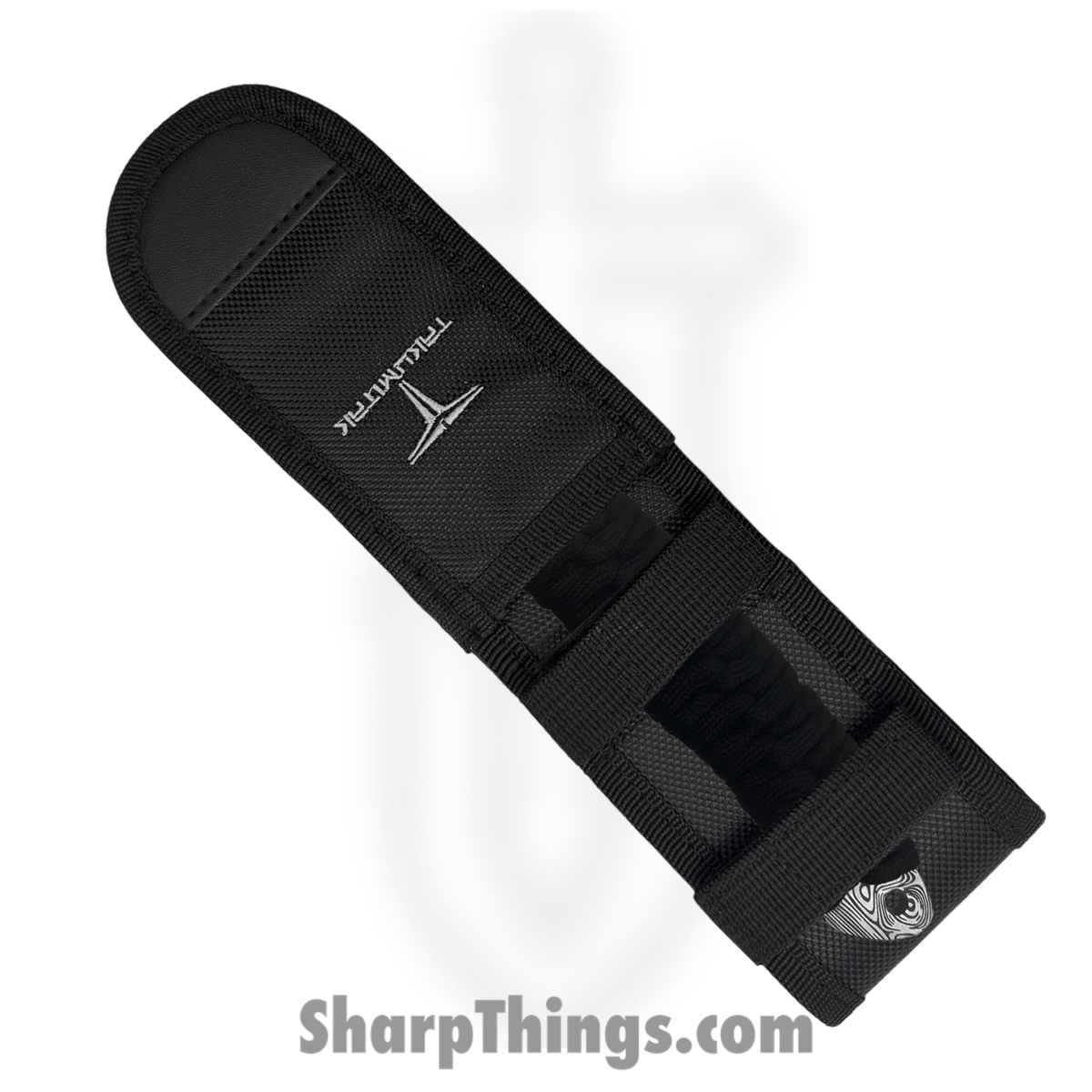 Takumitak - TKF101BK-CS - Nighthawk - Fixed Blade Knife - 3Cr13 SS Acid Etched Drop Point - Paracord Wrapped - Black - Image 6