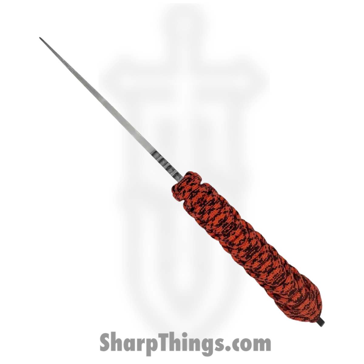 Takumitak - TKF101OR-CS - Nighthawk - Fixed Blade Knife - 3Cr13 SS Acid Etched Drop Point - Paracord Wrapped - Orange - Image 3