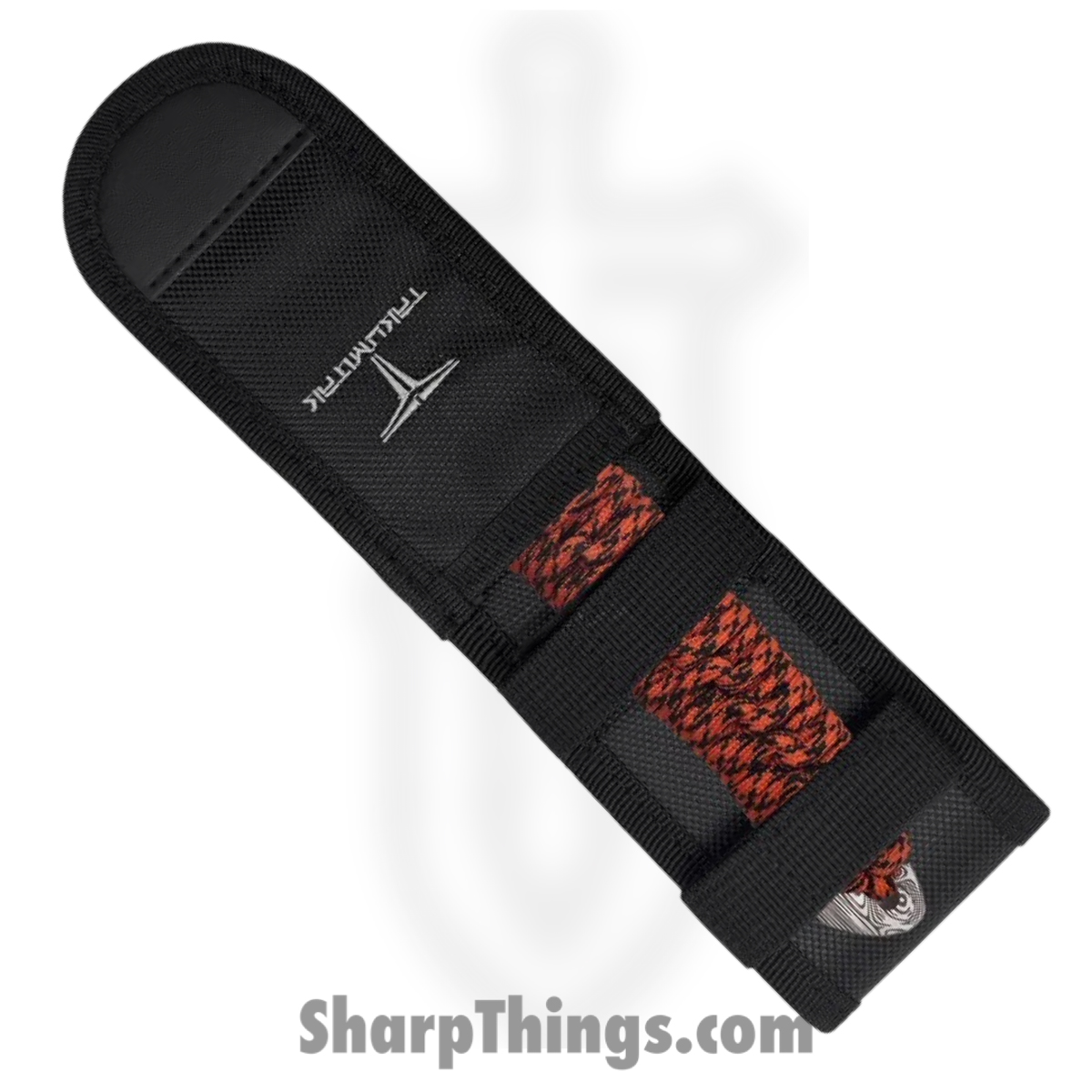 Takumitak - TKF101OR-CS - Nighthawk - Fixed Blade Knife - 3Cr13 SS Acid Etched Drop Point - Paracord Wrapped - Orange - Image 6