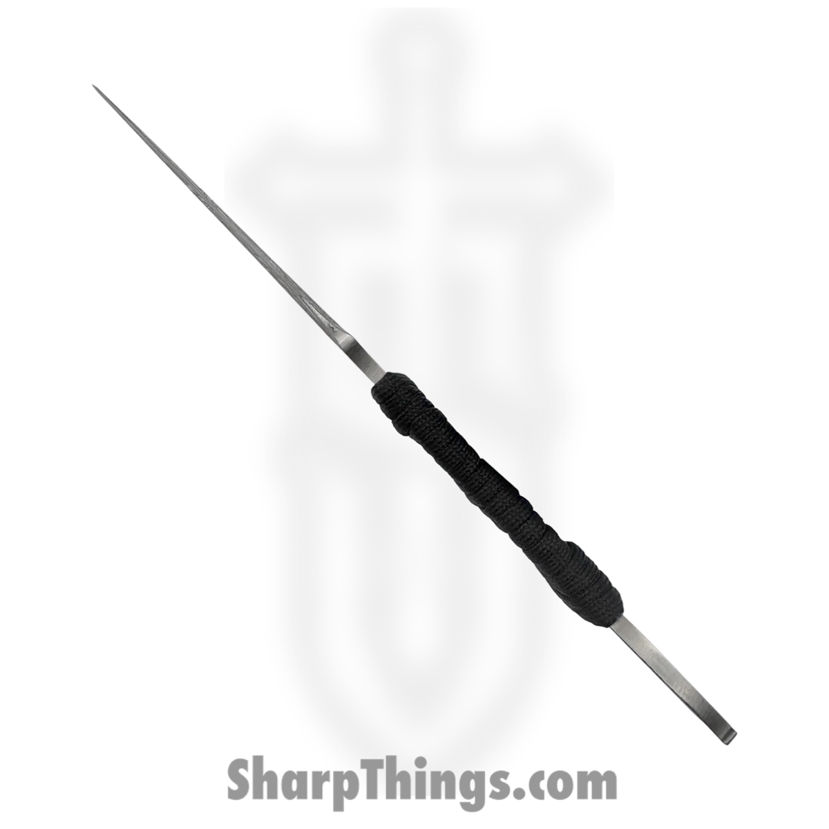Takumitak - TKF102BK-CS - Defender - Fixed Blade Knife - 3Cr13 SS Acid Etched Spear Point - Paracord Wrapped - Black - Image 3