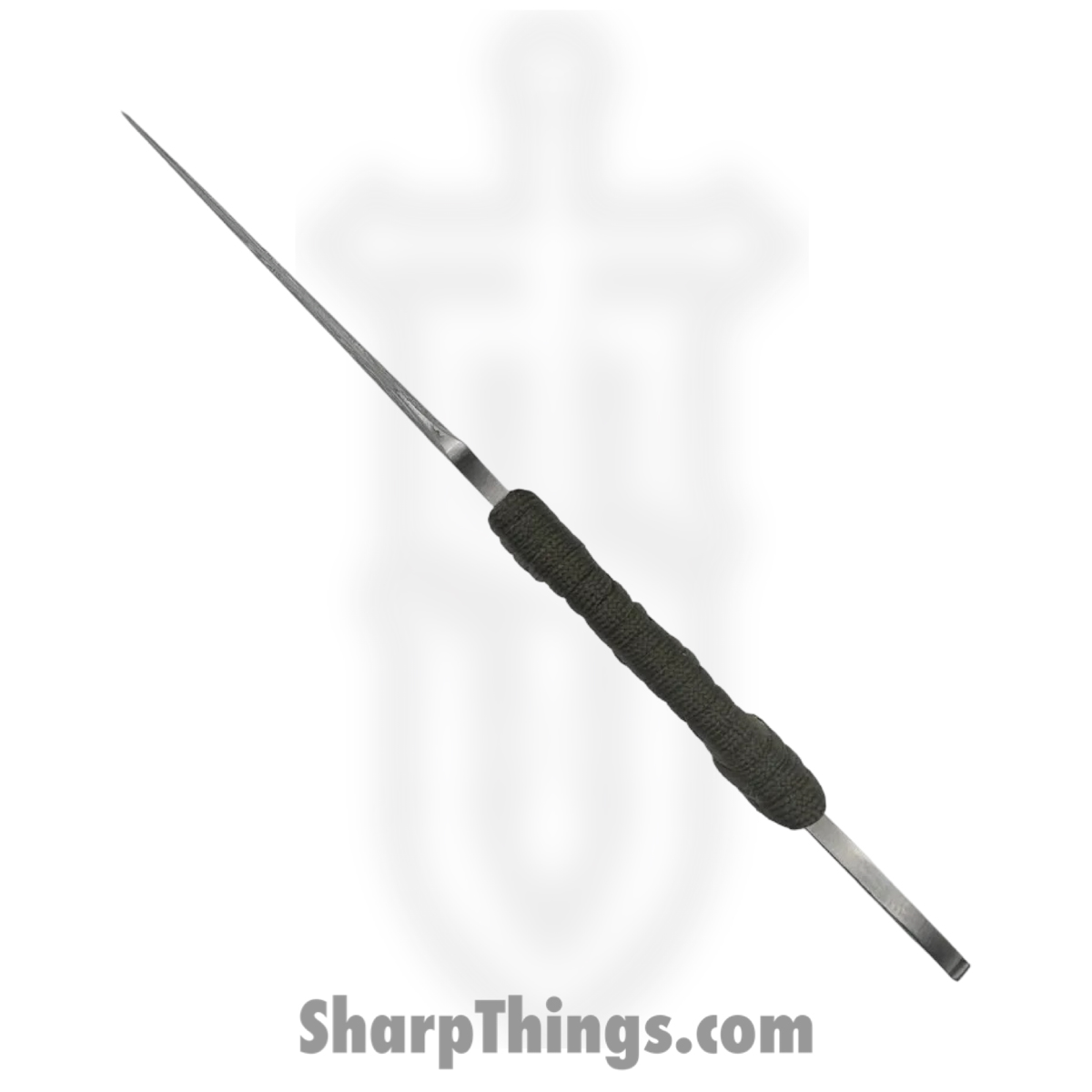 Takumitak - TKF102GN-CS - Defender - Fixed Blade Knife - 3Cr13 SS Acid Etched Spear Point - Paracord Wrapped - OD Green - Image 3