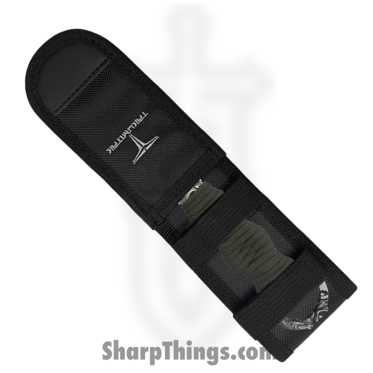 Takumitak - TKF102GN-CS - Defender - Fixed Blade Knife - 3Cr13 SS Acid Etched Spear Point - Paracord Wrapped - OD Green - Image 6