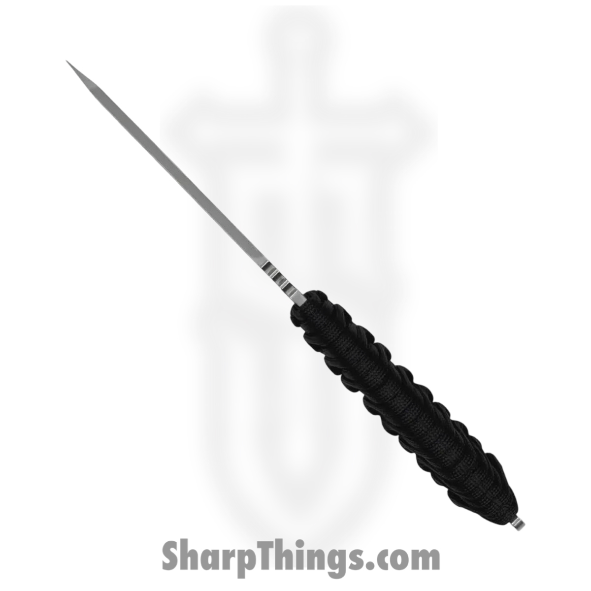 Takumitak - TKF103BK-CS - Takumi - Fixed Blade Knife - 3Cr13 SS Acid Etched Drop Point - Paracord Wrapped - Black - Image 3