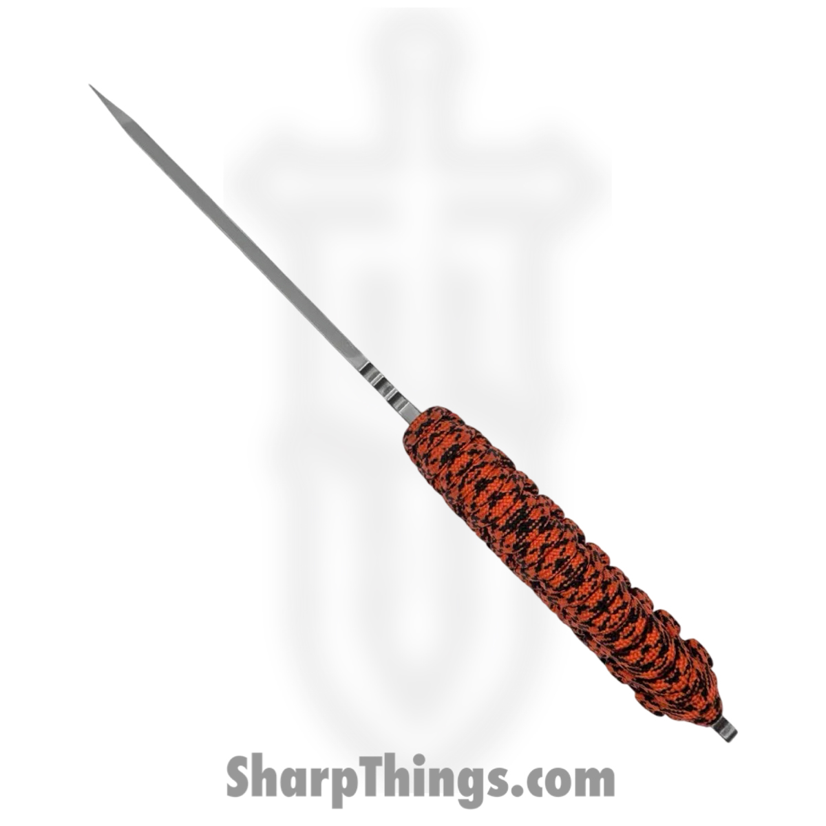 Takumitak - TKF103OR-CS - Takumi - Fixed Blade Knife - 3Cr13 SS Acid Etched Drop Point - Paracord Wrapped - Orange - Image 3