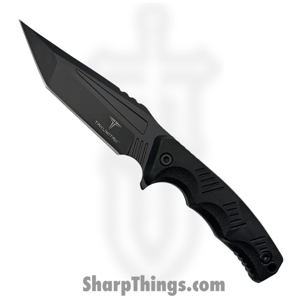 Takumitak - TKF305-CS - Reaper - Fixed Blade Knife - 3Cr13 SS Coated Tanto - FRN - Black