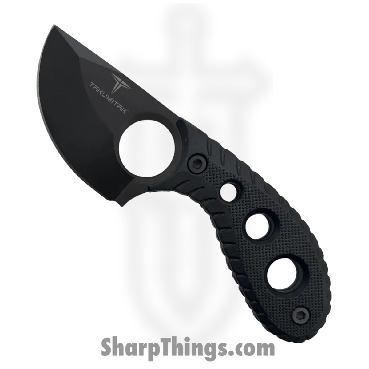 Takumitak - TKF3S01 - Skinner - Fixed Blade Knife - 3Cr13 SS Coated Straight Back - FRN - Black