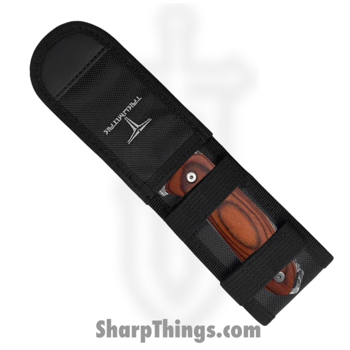 Takumitak - TKF402WD-CS - Takumi - Fixed Blade Knife - 3Cr13 SS Acid Etched Drop Point - Pakkawood - Brown - Image 6