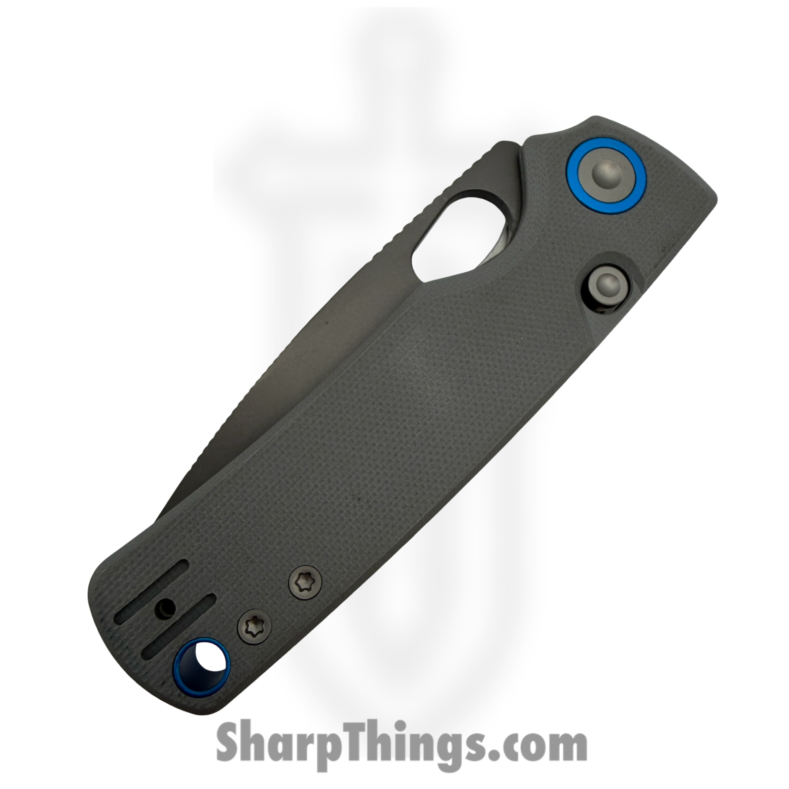 Vosteed - VOSA2607 - Porcupine - Folding Knife - Nitro-V Satin Drop Point - Micarta - Gray - Image 3