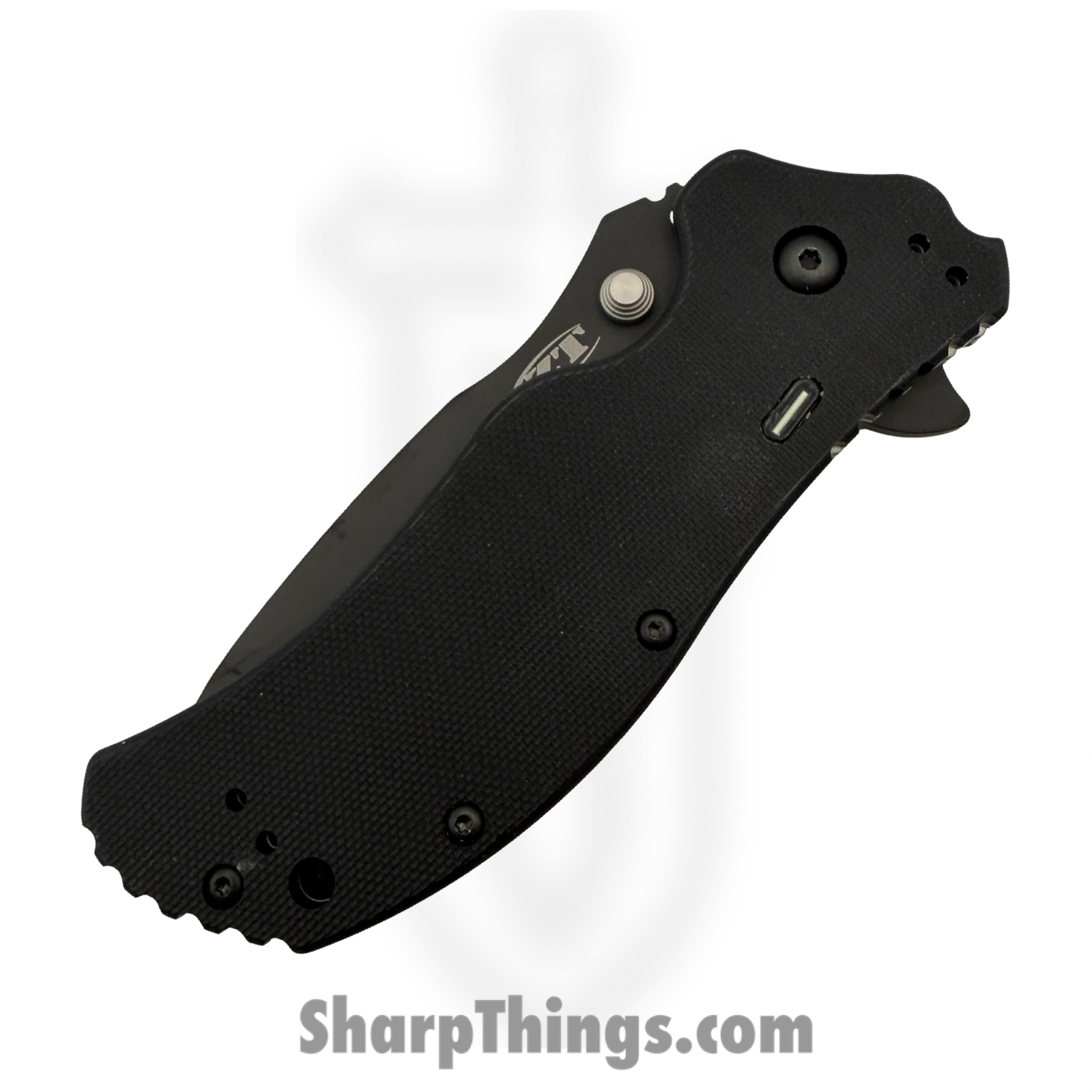 Zero Tolerance - ZT0350TR - 0350TR Linerlock A/O Tritium - Folding Knife - CPM S30V Stonewash Drop Point - G10 - Black - Image 5
