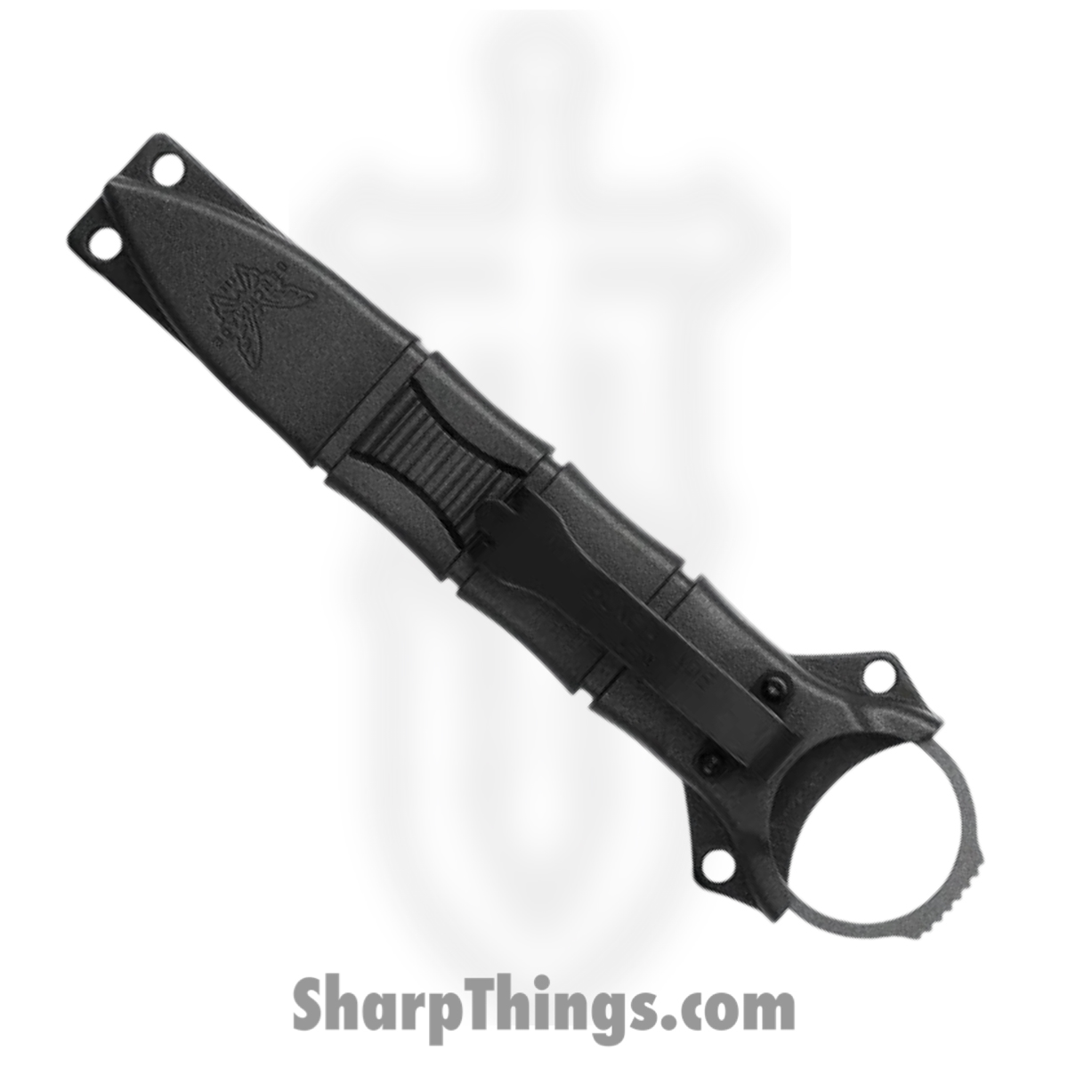 Benchmade - 177GY - Mini SOCP Dagger - Fixed Blade Knife - 440C SS Coated Spear Point - 440C SS - Grey - Image 4