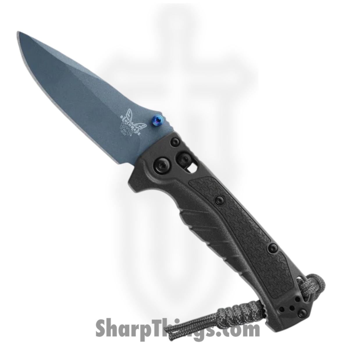 Benchmade - 18065BT-01 - Mini Adira - Folding Knife - CPM MagnaCut Coated Drop Point - Grivory - Tempest Gray