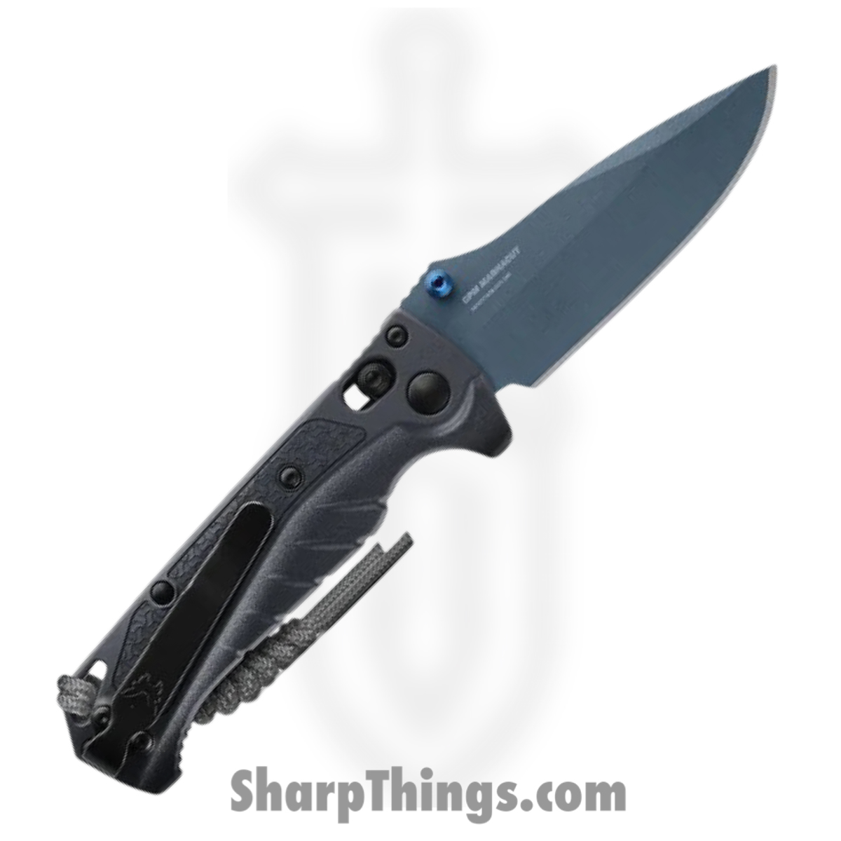 Benchmade - 18065BT-01 - Mini Adira - Folding Knife - CPM MagnaCut Coated Drop Point - Grivory - Tempest Gray - Image 2