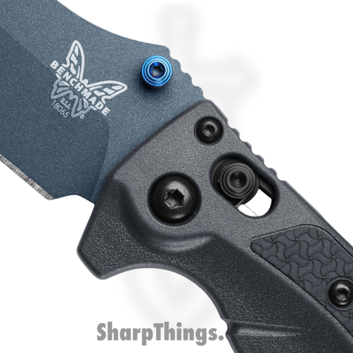 Benchmade - 18065BT-01 - Mini Adira - Folding Knife - CPM MagnaCut Coated Drop Point - Grivory - Tempest Gray - Image 3