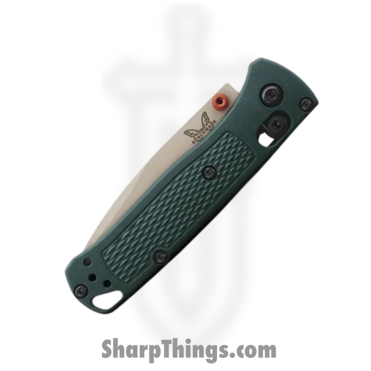 Benchmade - 533TN-2601 - Mini Bugout - Folding Knife - ELMAX Coated Drop Point - Grivory - Taiga Green - Image 4