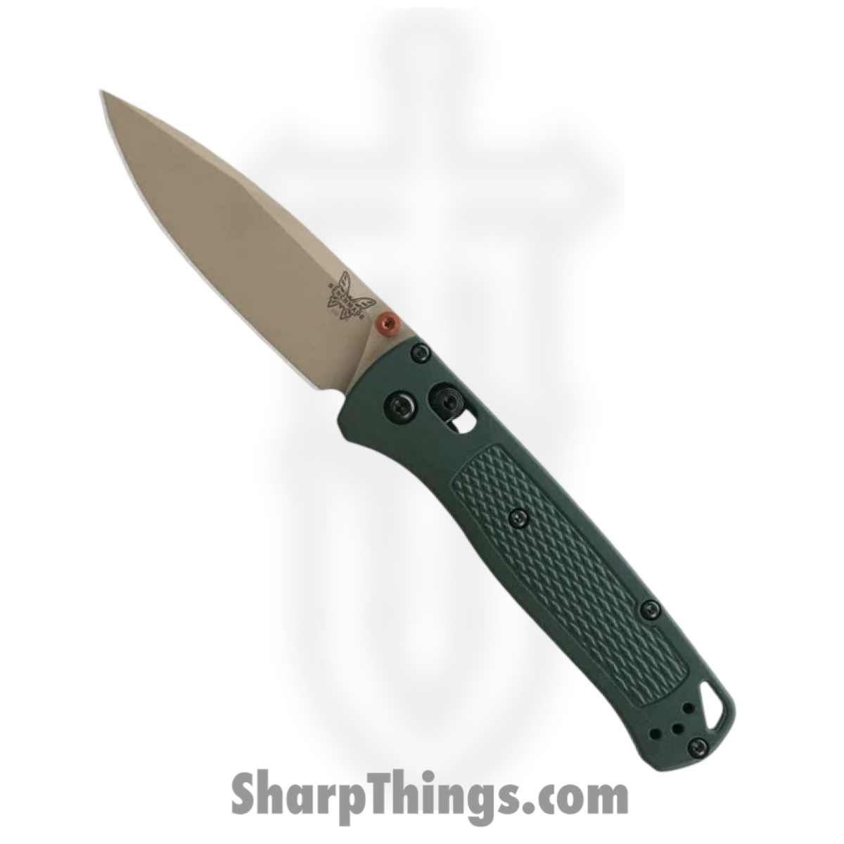 Benchmade - 535TN-2601 - Bugout - Folding Knife - ELMAX Coated Drop Point - Grivory - Taiga Green