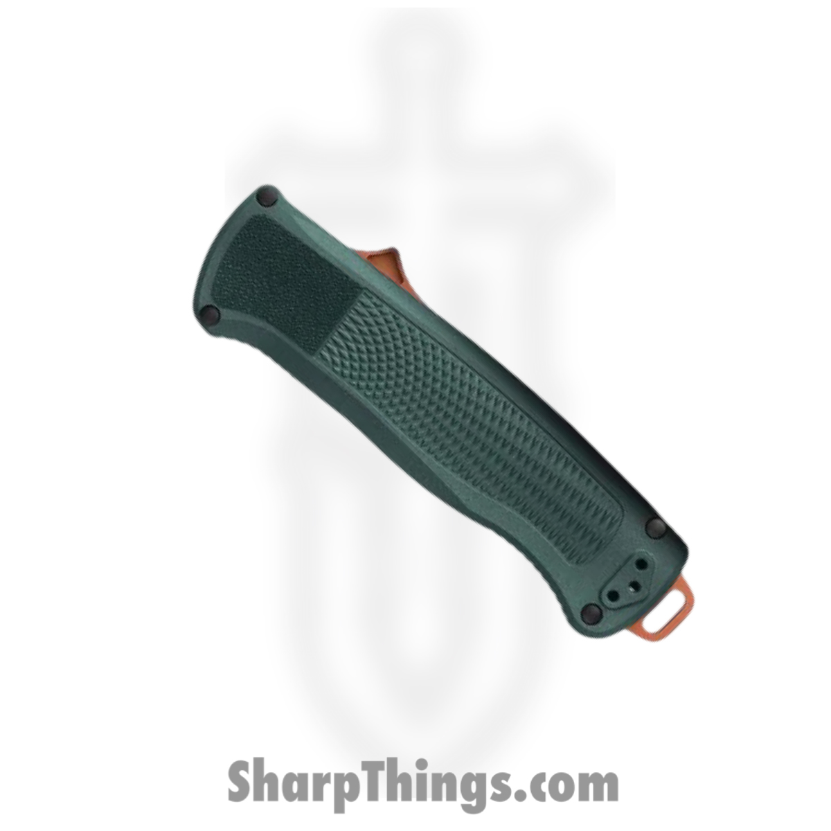 Benchmade - 5371FE-2601 - Shootout - OTF Auto - Z-Wear Tool Steel Coated Drop Point - Grivory - Taiga Green - Image 4