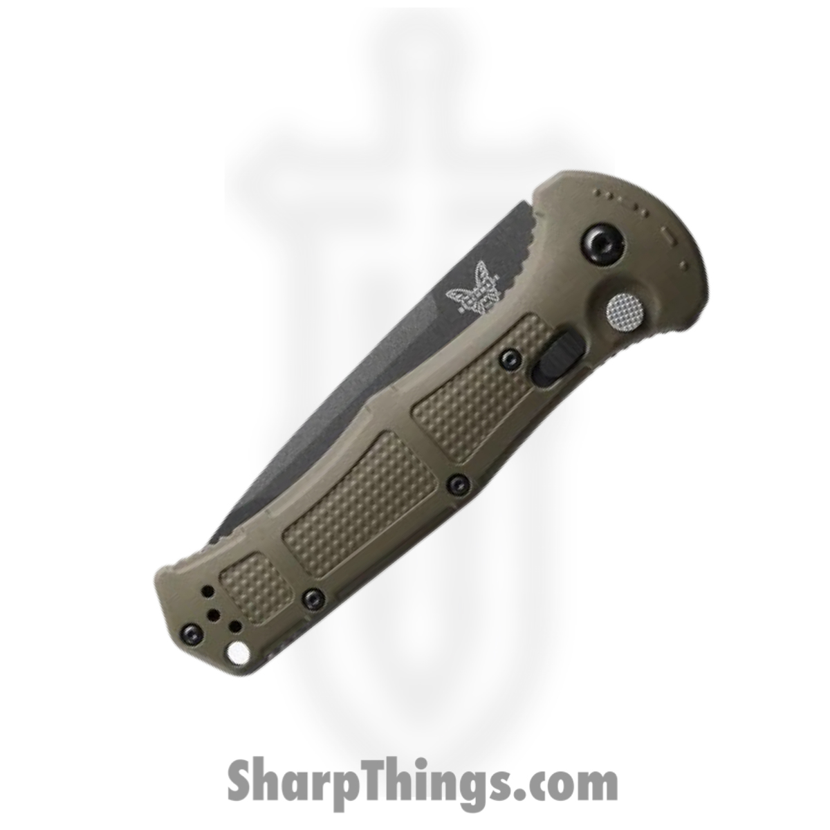 Benchmade - 9071BK-1 - Claymore - Automatic Knife - D2 Coated Tanto - Grivory - Ranger Green - Image 4