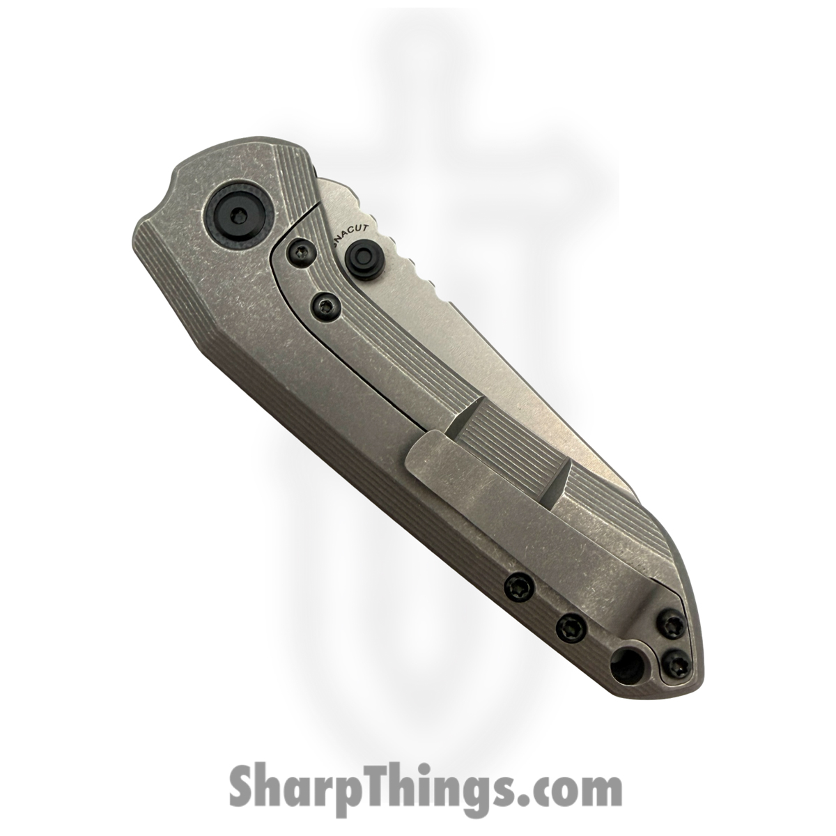 Millit Knives - OVBlkCMBlkSW - Overland - Folding Knife - CPM MagnaCut Stonewash Sheepsfoot - Canvas Micarta - Black - Image 4