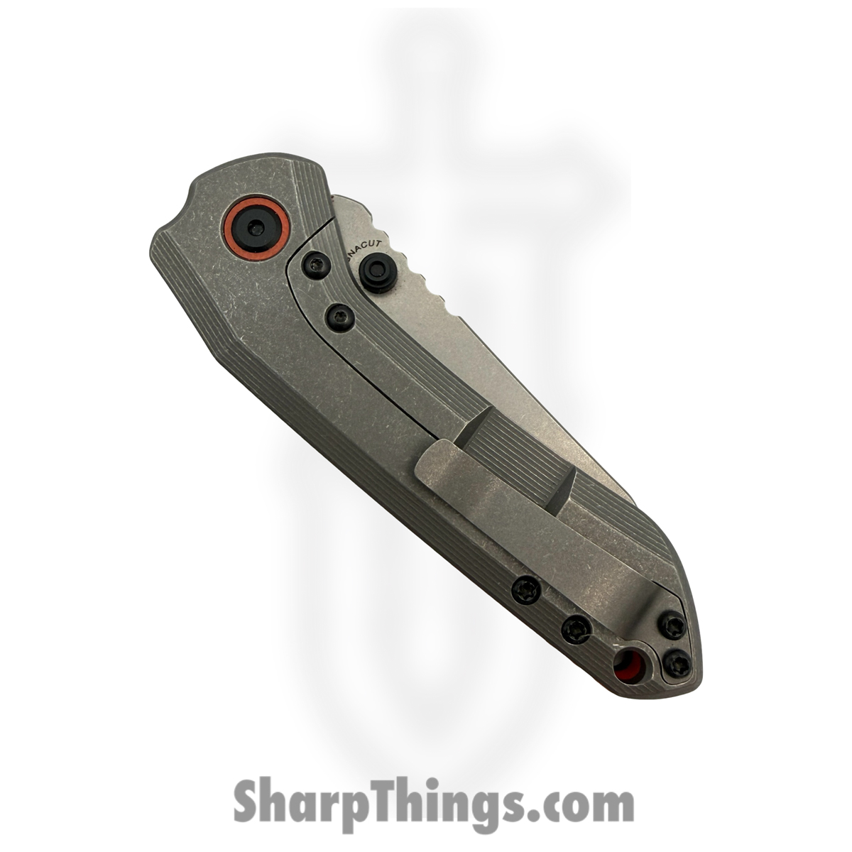 Millit Knives - OVBlkCMORGSW - Overland - Folding Knife - CPM MagnaCut Stonewash Sheepsfoot - Canvas Micarta - Black - Image 4