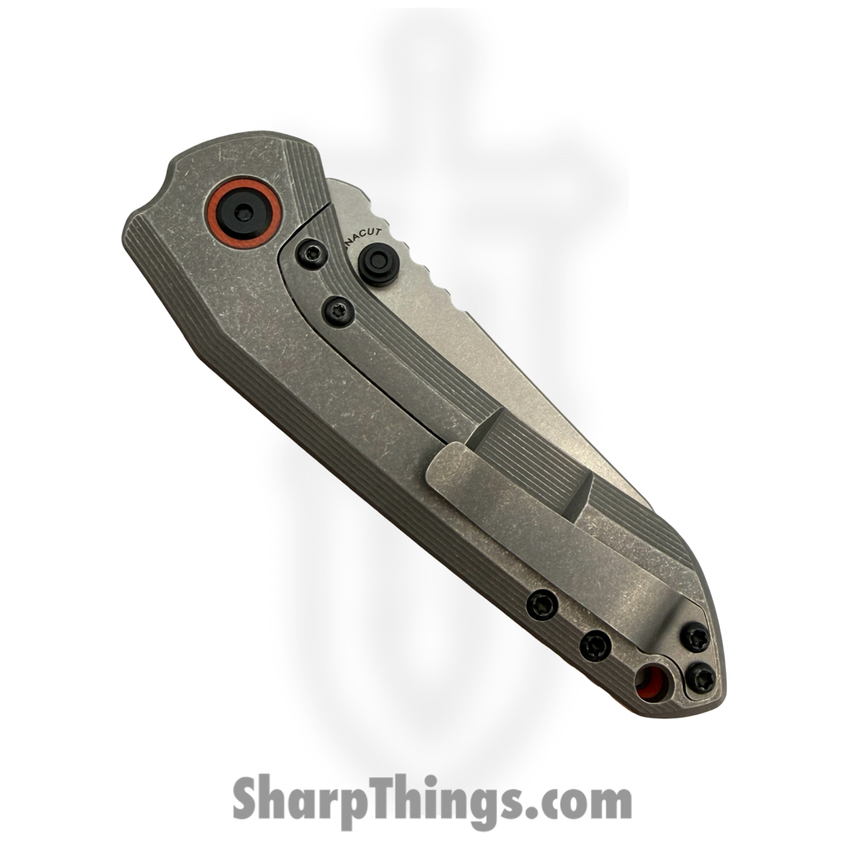 Millit Knives - OVOdCMOrgSW - Overland - Folding Knife - CPM MagnaCut Stonewash Sheepsfoot - Canvas Micarta - OD Green - Image 4