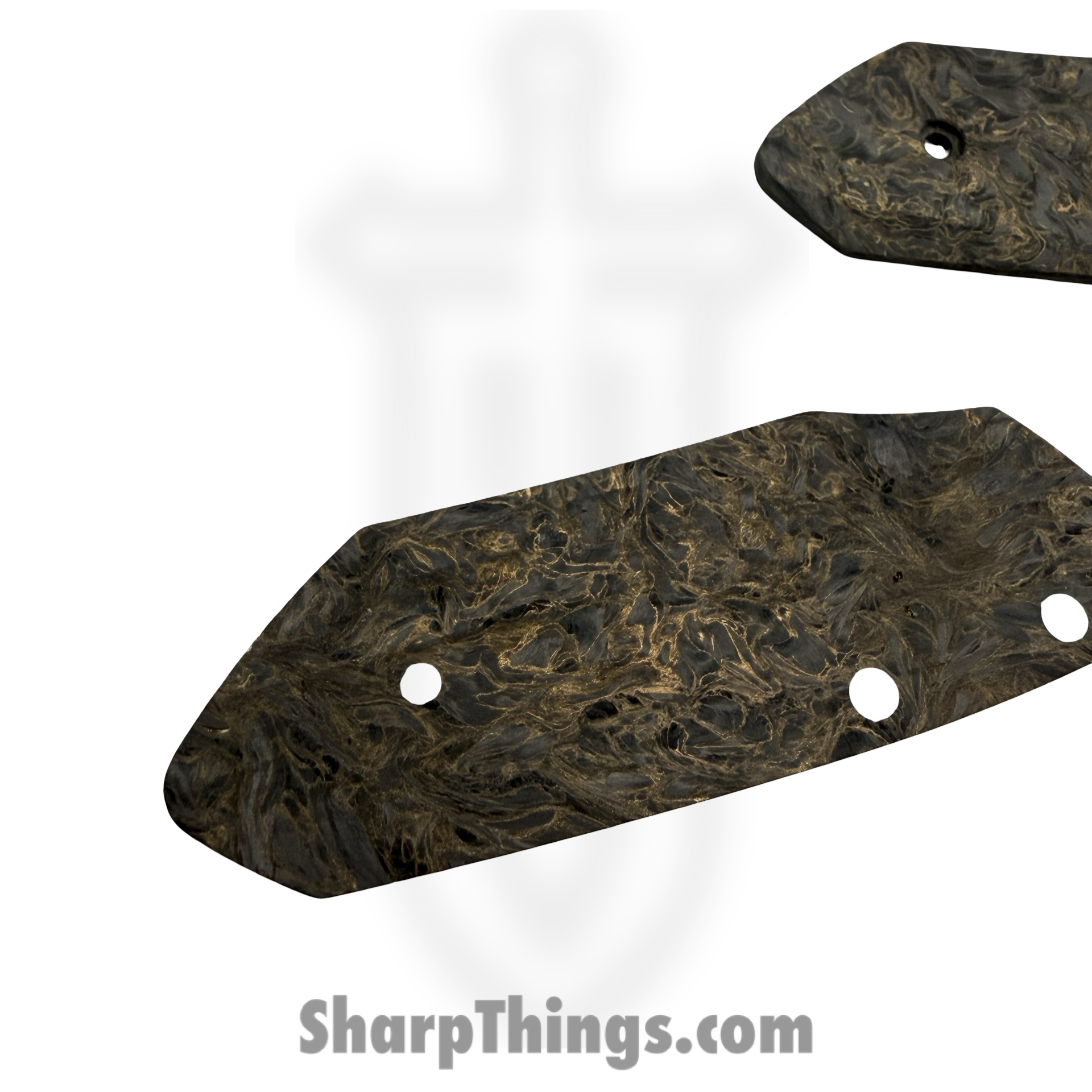 Sparrow Knife Co. - SKCSTRXSCDMG - Strix Scales - Carbon Fiber - Dark Matter Gold - Image 5
