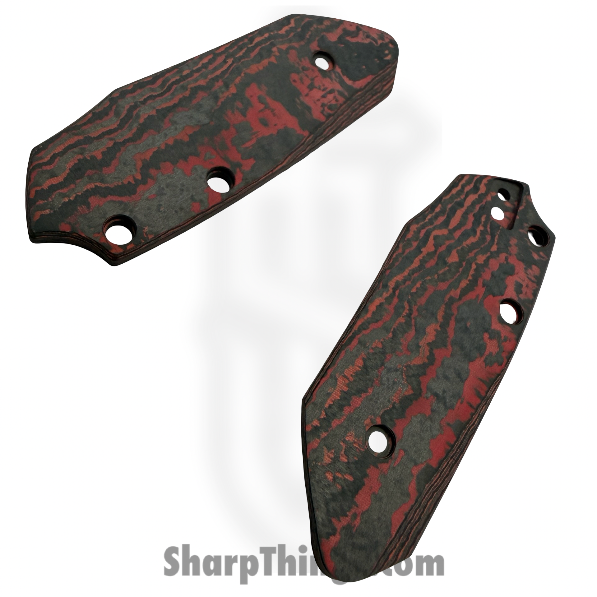 Sparrow Knife Co. - SKCSTRXSCLVF - Strix Scales - Carbon Fiber - Lava Flow - Image 2