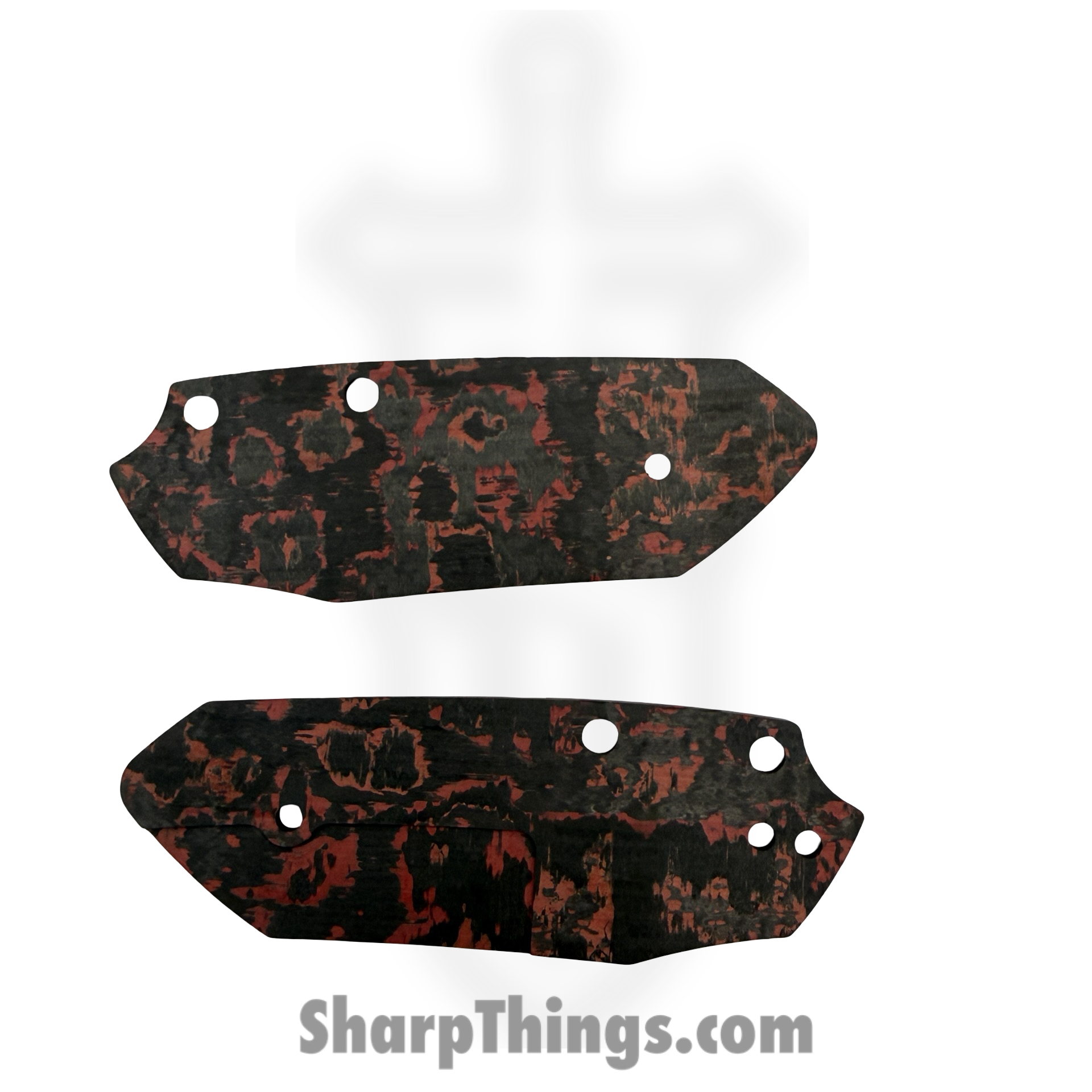 Sparrow Knife Co. - SKCSTRXSCLVF - Strix Scales - Carbon Fiber - Lava Flow - Image 4