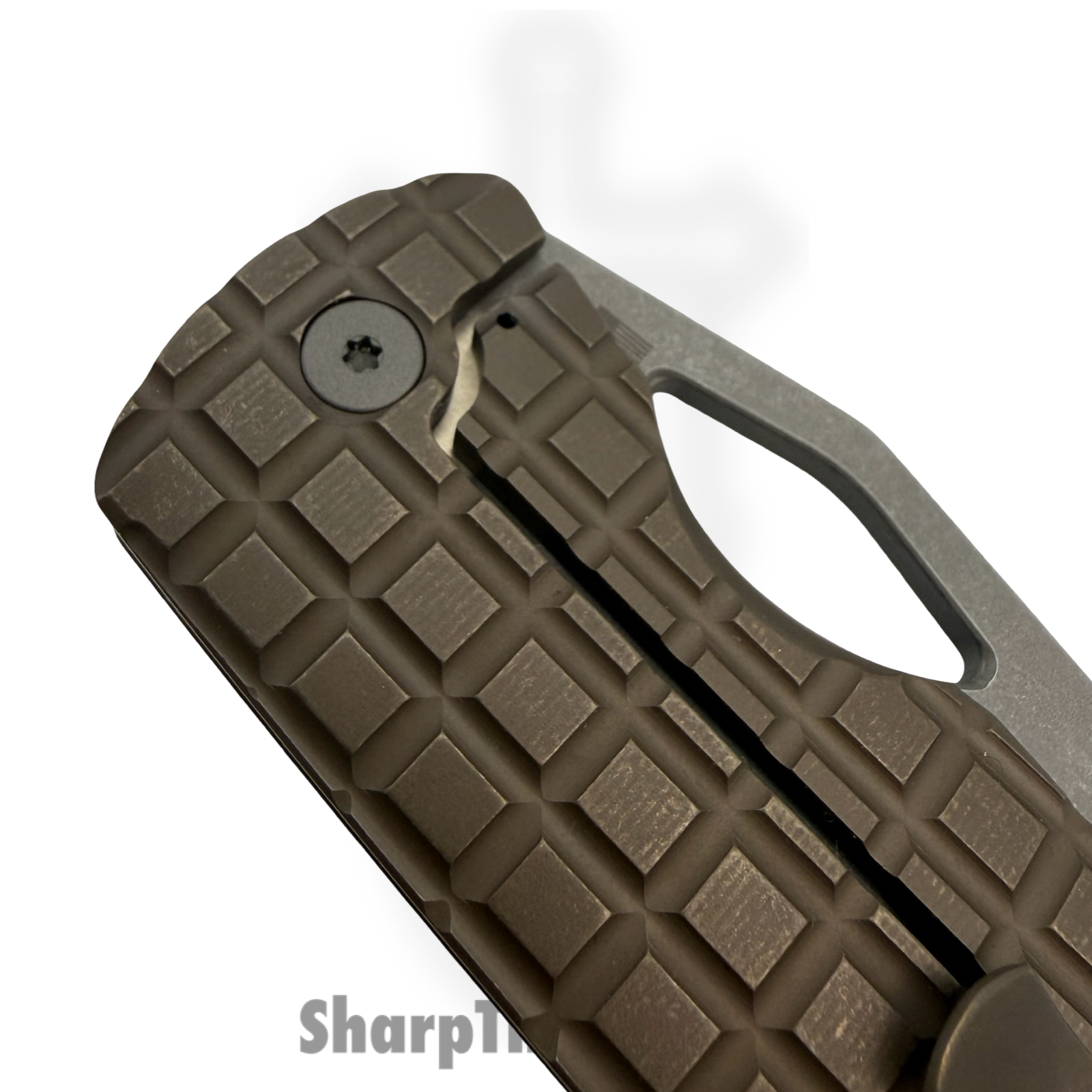 McNees - McDixFragBrnz - Dixon Frag - Folding Knife - CPM MagnaCut Atomic Drop Point - Titanium - Bronze - Image 6