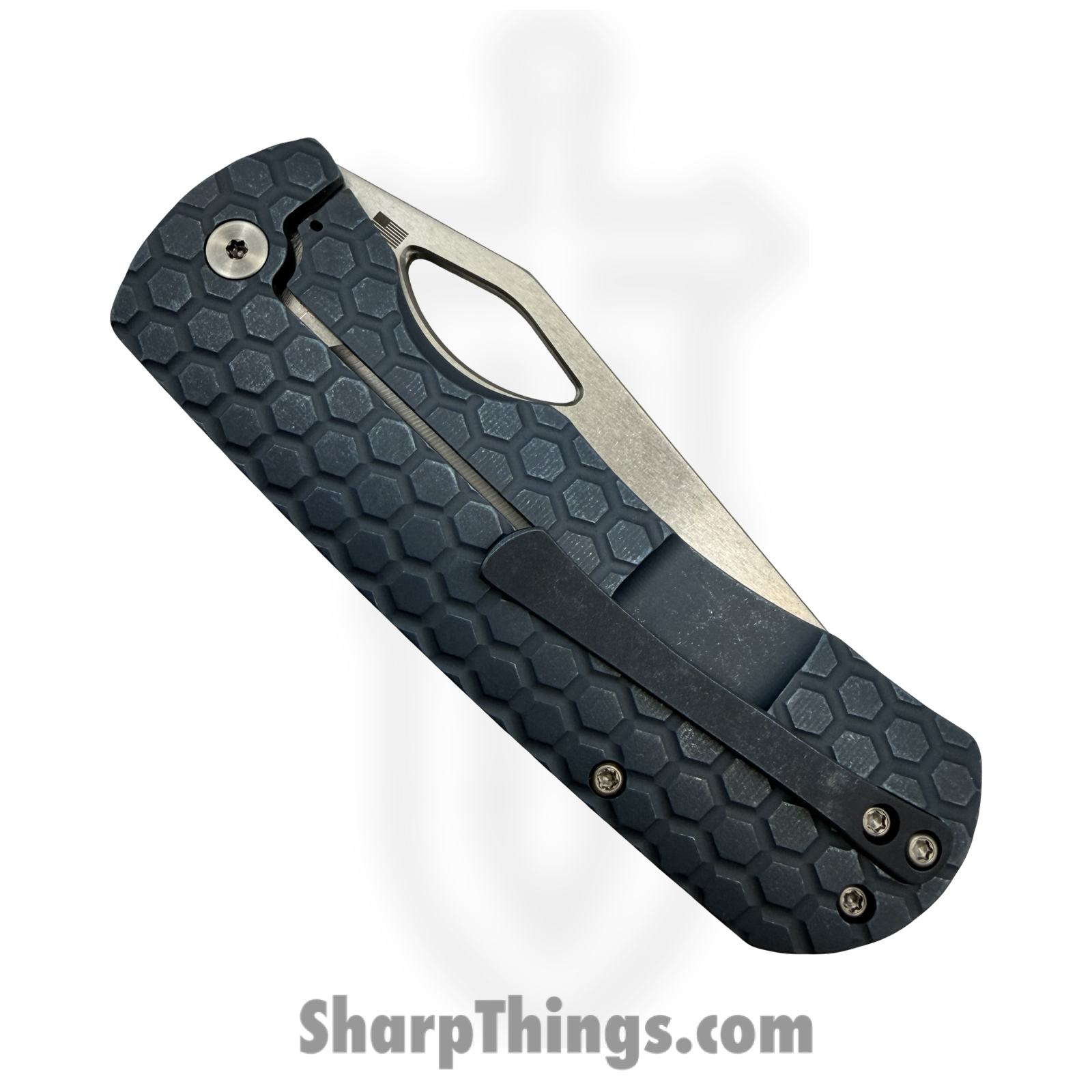 McNees - McDixHcBlu - Dixon Honeycomb - Folding Knife - CPM MagnaCut Two Tone Drop Point - Titanium - Blue - Image 6