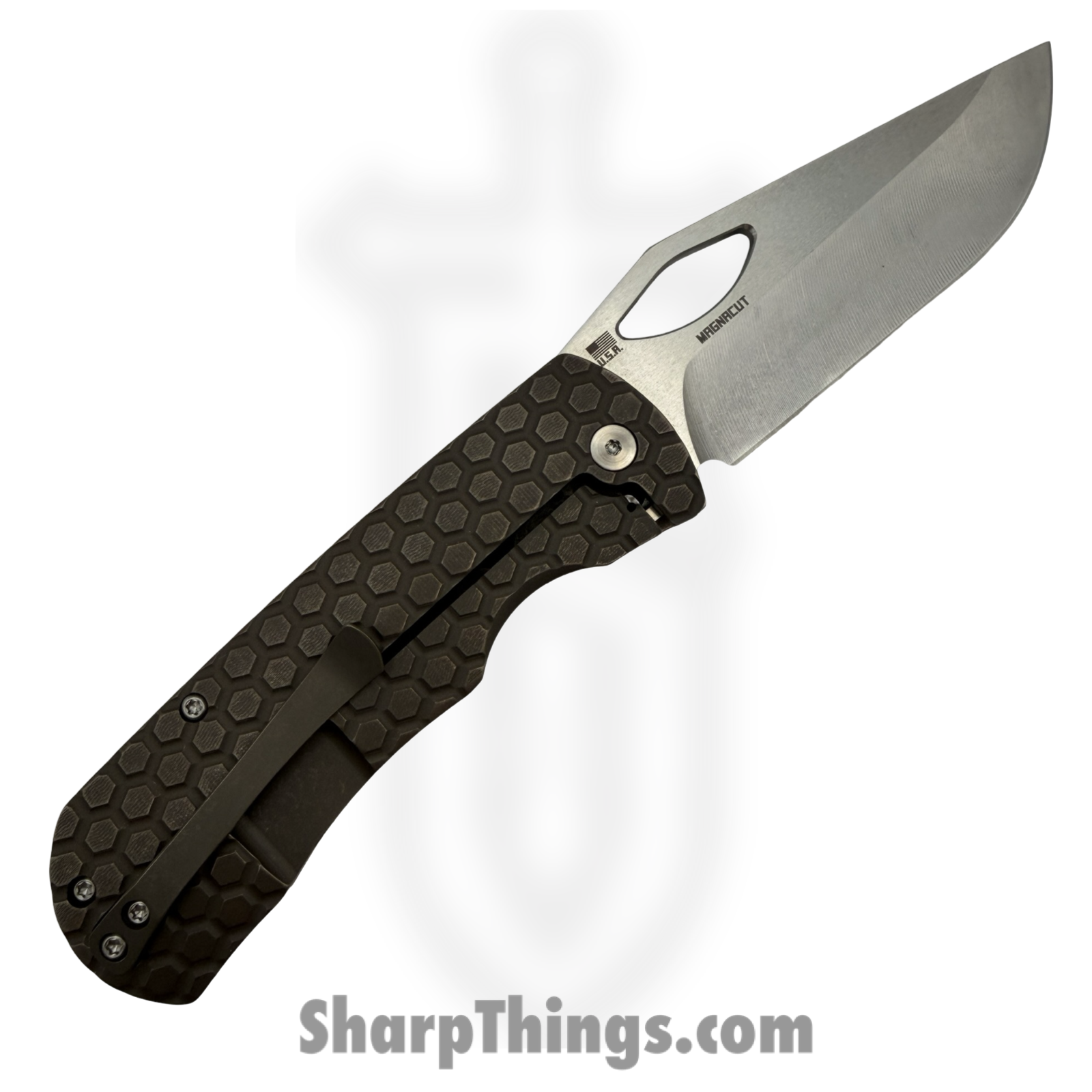 McNees - McDixHcBrnz - Dixon Honeycomb - Folding Knife - CPM MagnaCut Two Tone Drop Point - Titanium - Bronze - Image 2