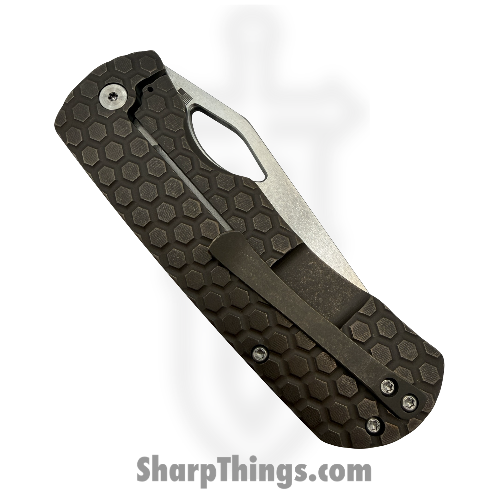 McNees - McDixHcBrnz - Dixon Honeycomb - Folding Knife - CPM MagnaCut Two Tone Drop Point - Titanium - Bronze - Image 6