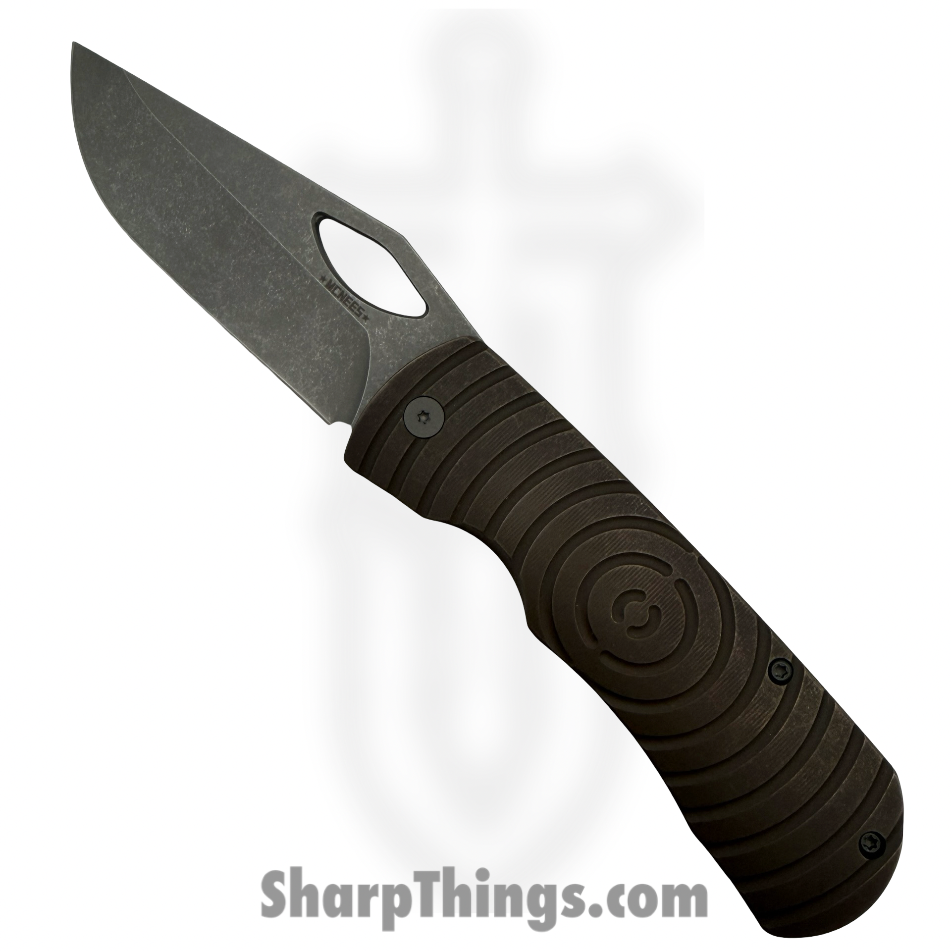 McNees - McDixShockBrnz - Dixon Shockwave - Folding Knife - CPM MagnaCut Atomic Drop Point - Titanium - Bronze