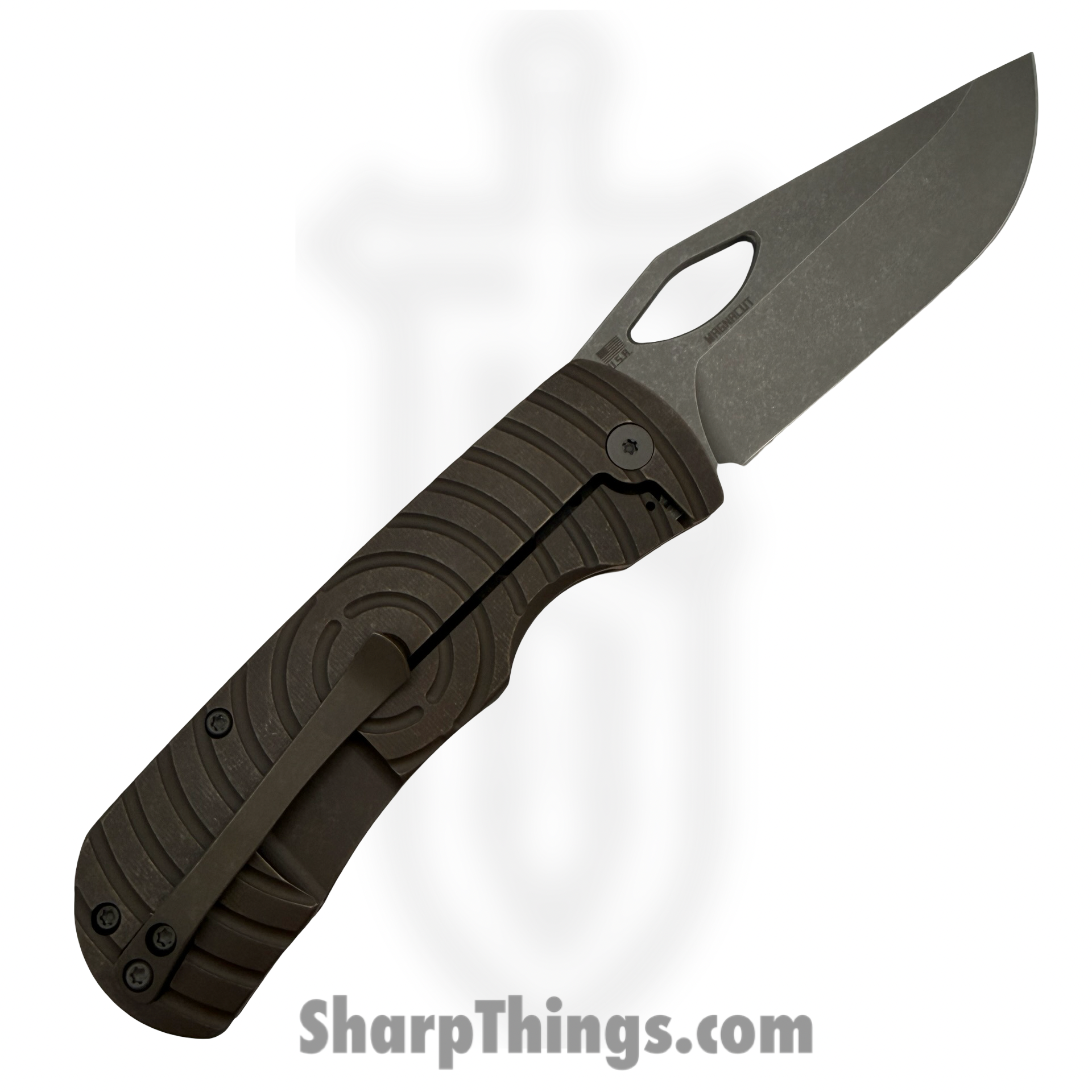 McNees - McDixShockBrnz - Dixon Shockwave - Folding Knife - CPM MagnaCut Atomic Drop Point - Titanium - Bronze - Image 2