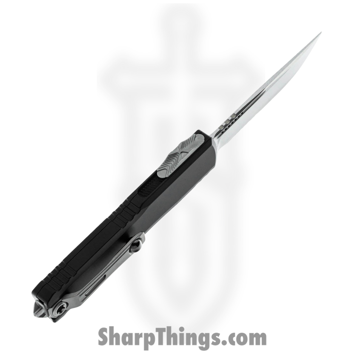 Microtech - 11214-11 - Ultratech Gen IV - OTF Auto - M390MK Stonewash Drop Point P/S - Aluminum - Black - Image 5