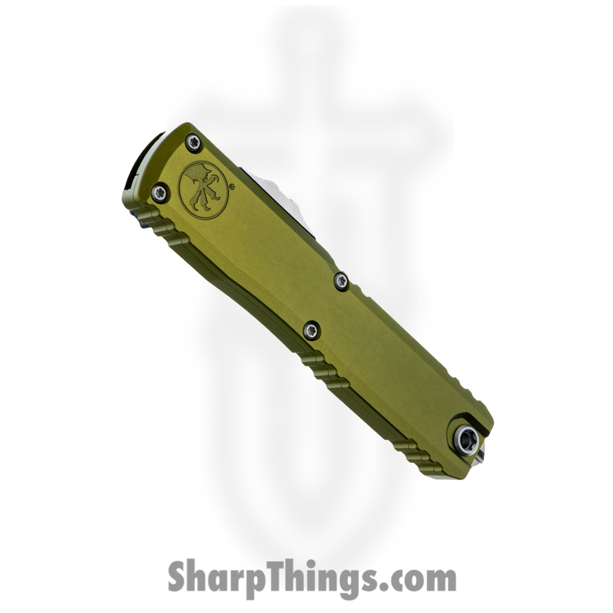 Microtech - 11224-10OD - Ultratech Gen IV - OTF Auto - M390MK Stonewash Dagger - Aluminum - OD Green - Image 3